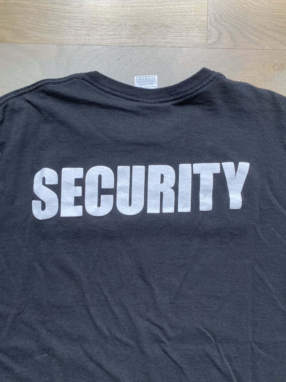 Delta × Other × Vintage Black Security T-Shirt Size US L / EU 52-54 / 3 - 6 Thumbnail