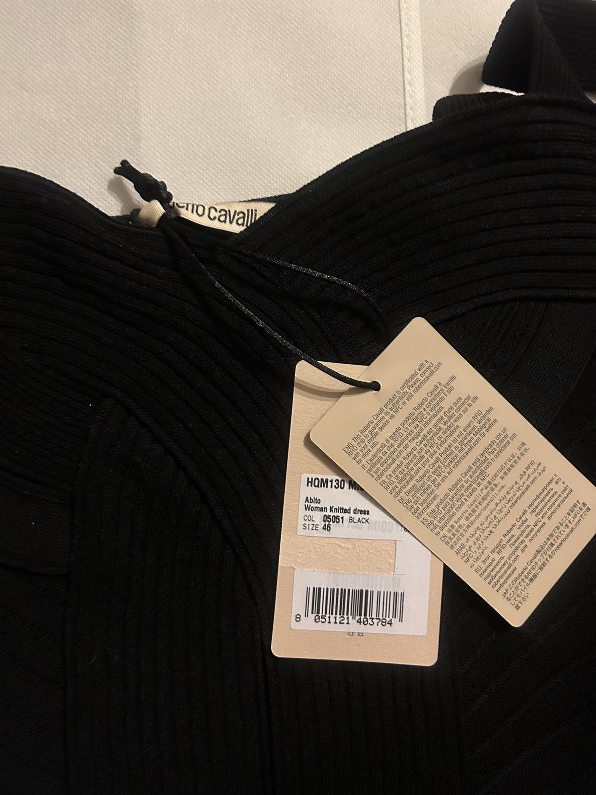 Roberto Cavalli ROBERTO CAVALLI Stretch-knit Maxi dress size IT 46 MSRP$5495 Size L / US 10 / IT 46 - 5 Thumbnail