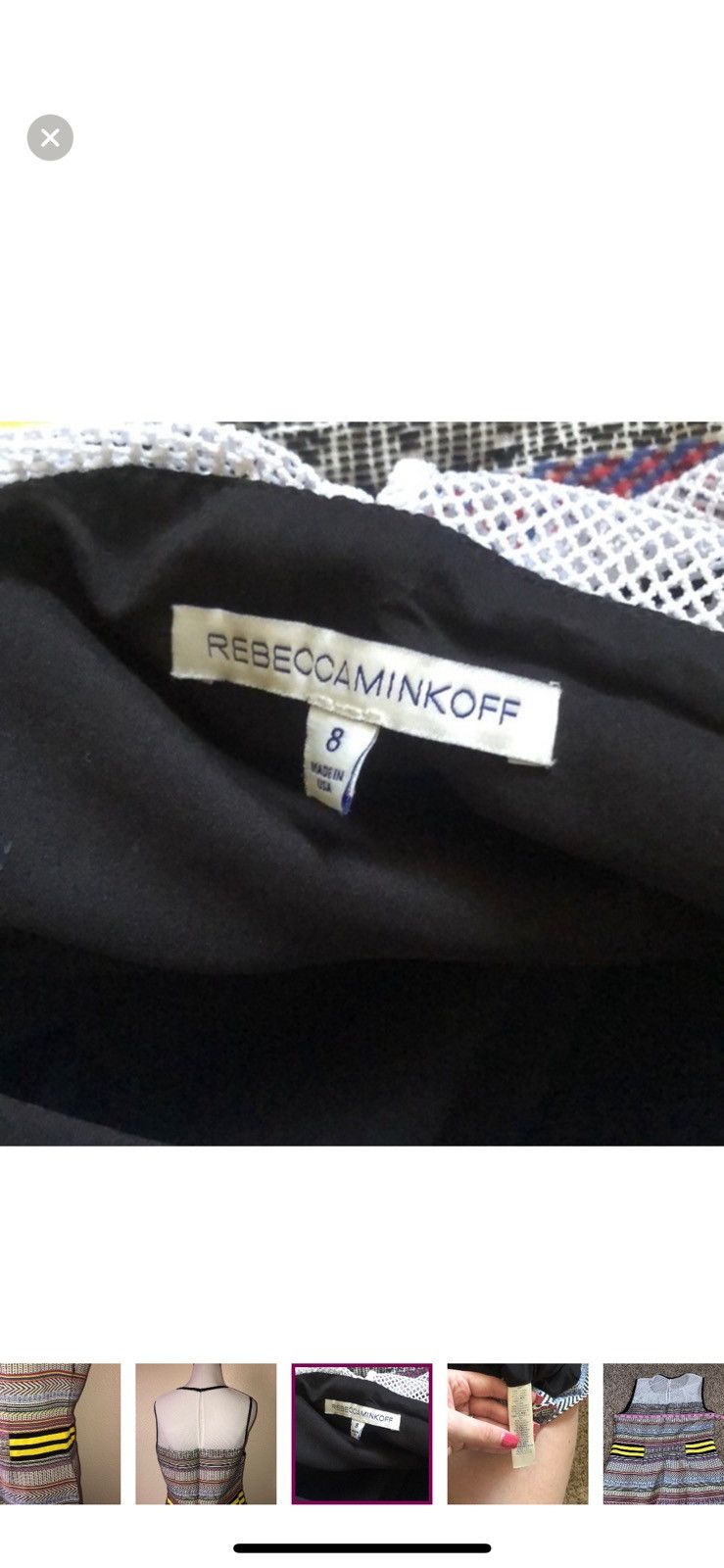 Rebecca Minkoff Rebecca minkoff Frida tweed dress size 8 Size M / US 6-8 / IT 42-44 - 4 Thumbnail