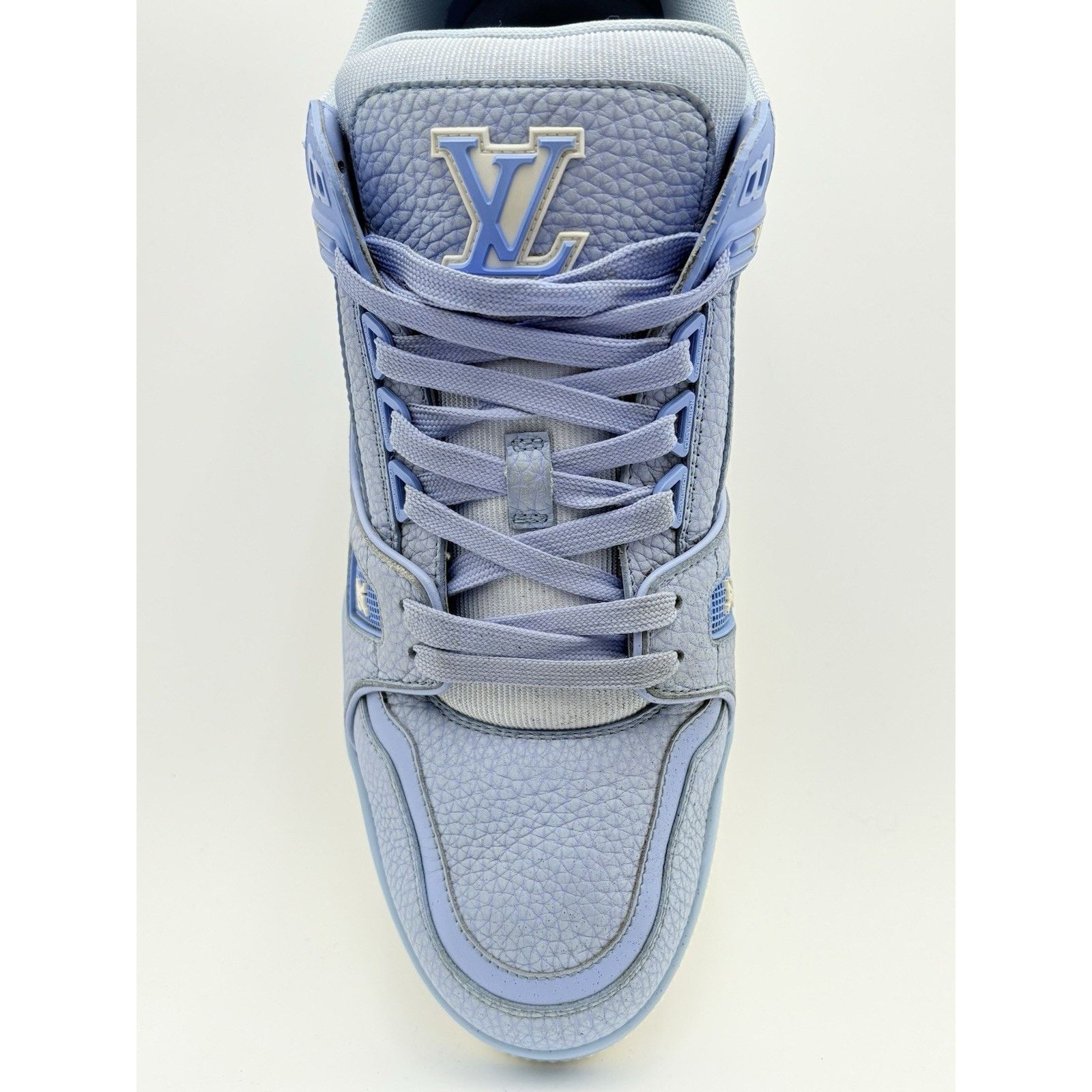 Louis Vuitton Louis Vuitton Trainer ' Light Blue White ' | GREAT COND! Size US 12.5 / EU 45-46 - 5 Thumbnail