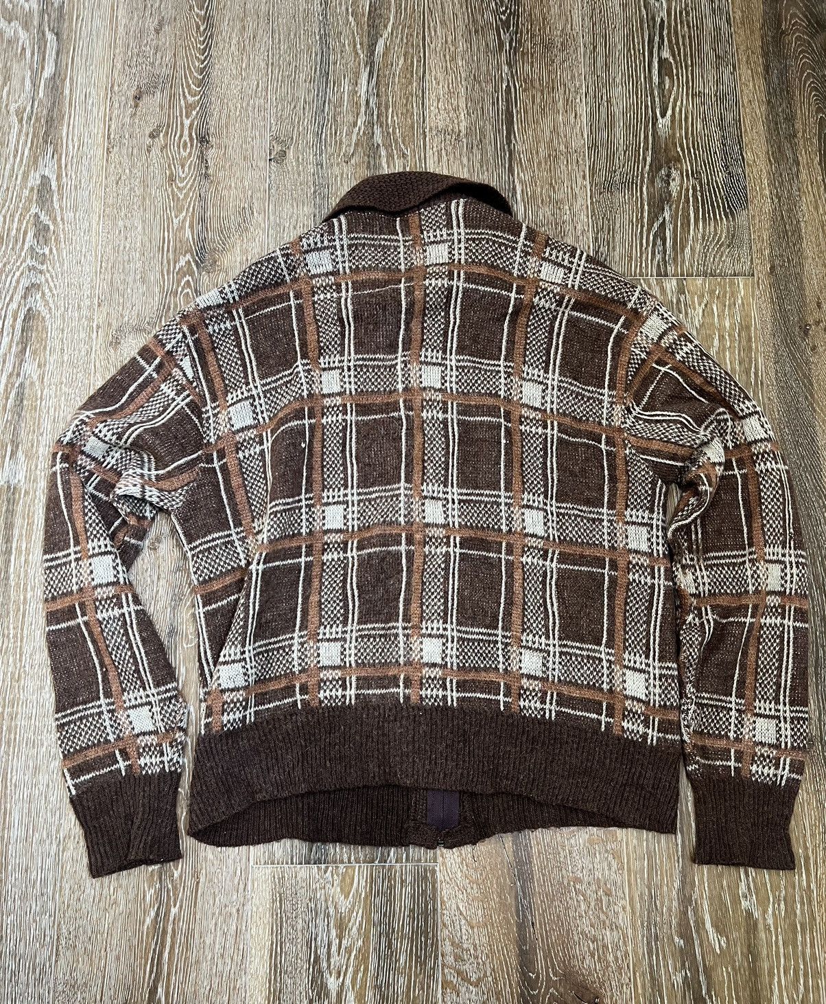 Vintage Vintage 1960s barclay mohair acrylic knitwear zip up jacket Size US M / EU 48-50 / 2 - 2 Thumbnail