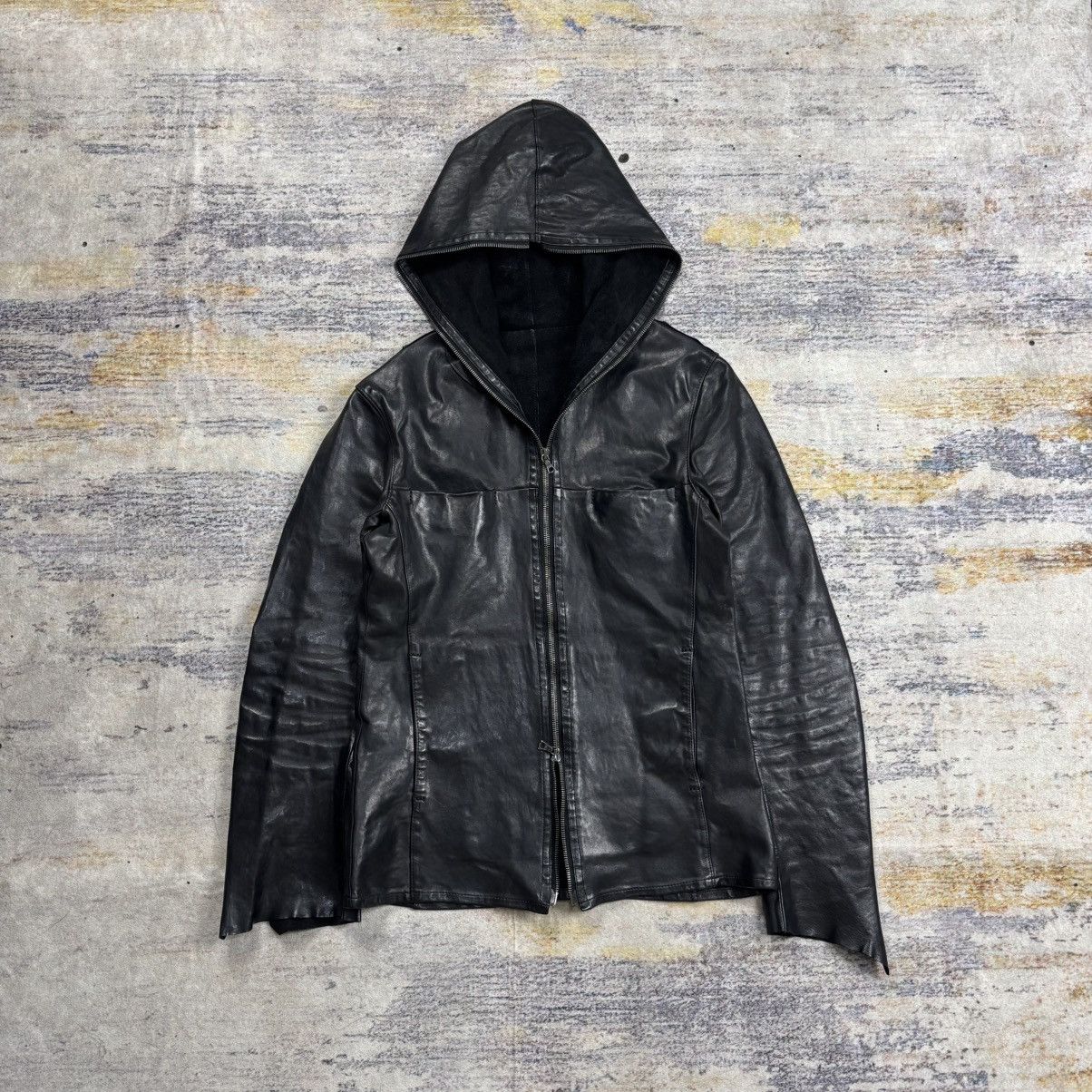 Isamu Katayama Backlash Isamu Katayama BACKLASH horsehide GIMP hooded leather jacket Size US S / EU 44-46 / 1 - 1 Thumbnail