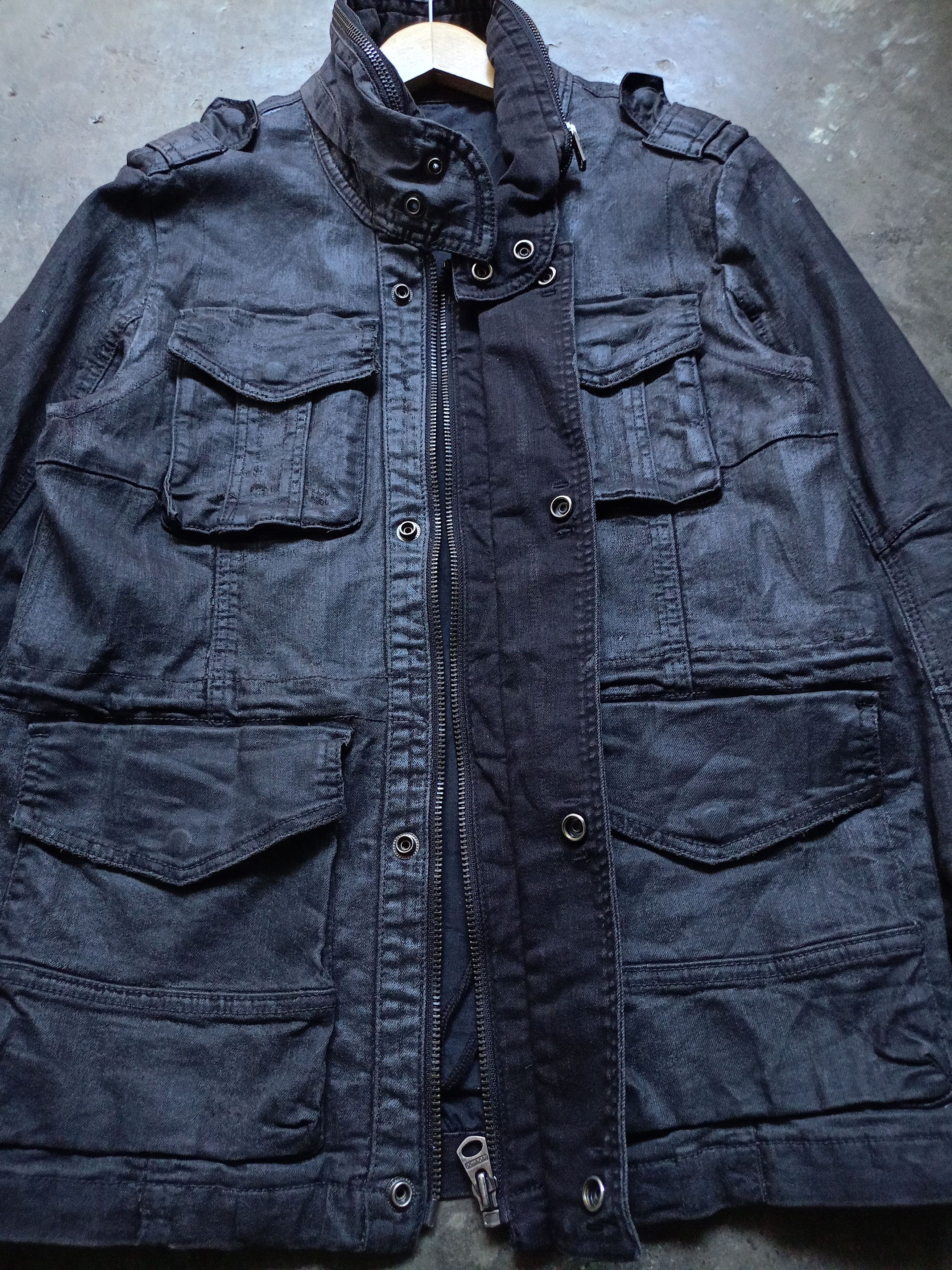 Japanese Brand Buckaroo jeans Waxed Jacket Size US L / EU 52-54 / 3 - 7 Thumbnail