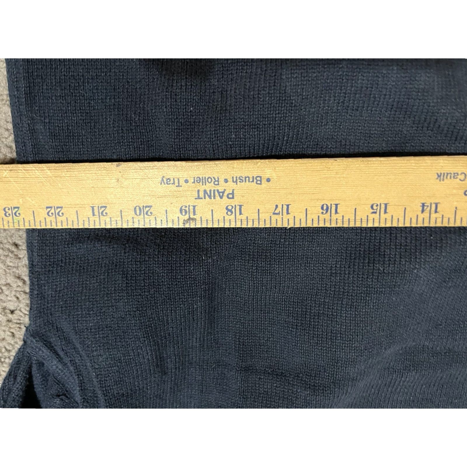 Eddie Bauer VINTAGE Eddie Bauer Sweater Heavyweight 2 Button Henley M Navy Blue Knit Womens Size M / US 6-8 / IT 42-44 - 4 Thumbnail