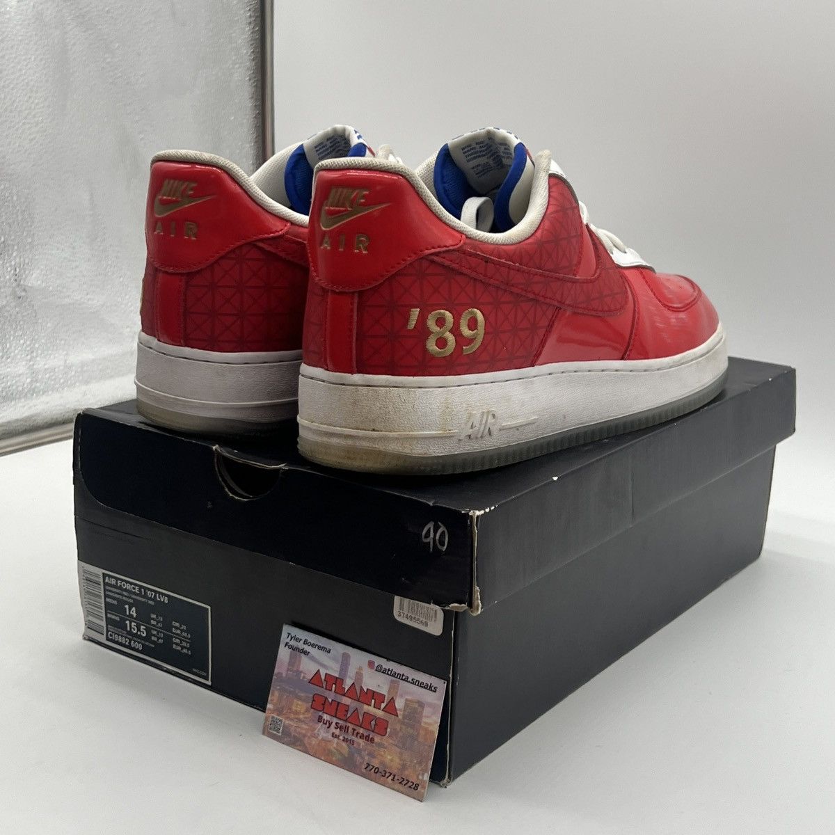 Nike Air Force 1 low 1989 nba finals Size US 14 / EU 47 - 5 Thumbnail