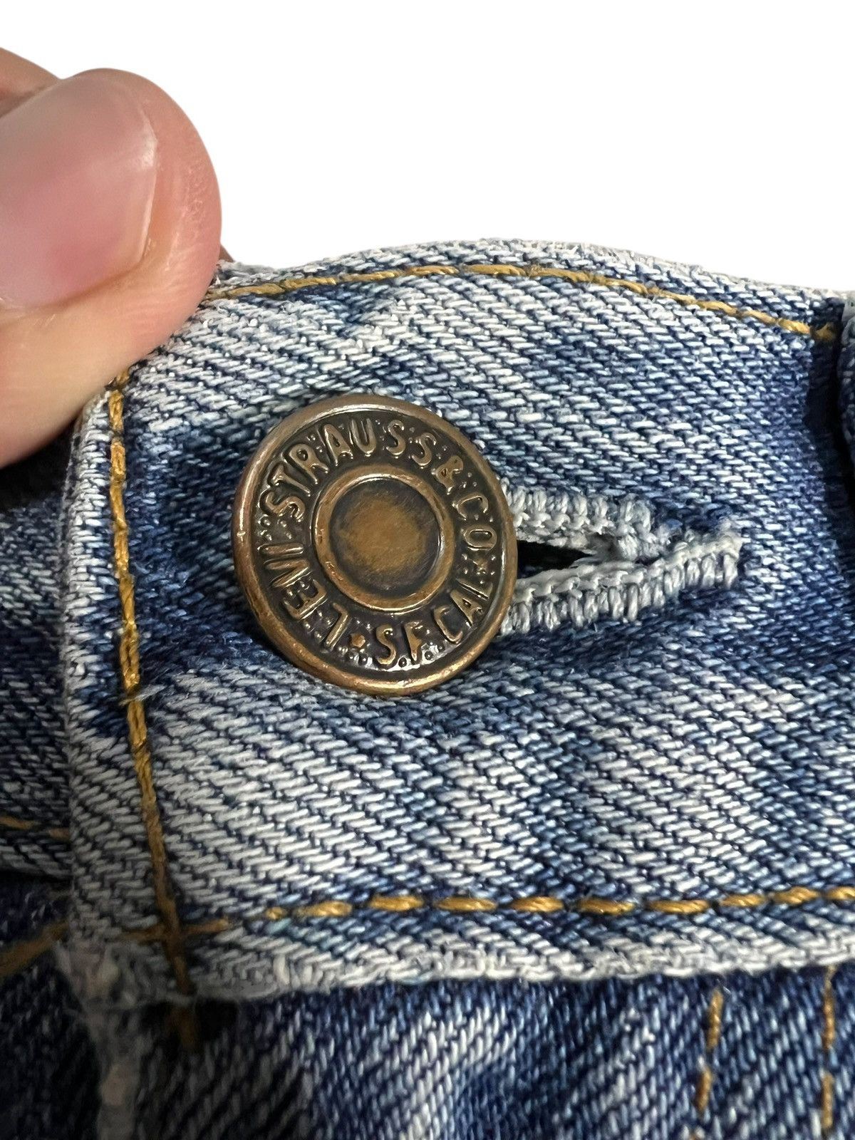 Levi's Vintage Flare Levi’s 517-03 Single R Distress Mud Wash Jean Size US 28 / EU 44 - 9 Thumbnail