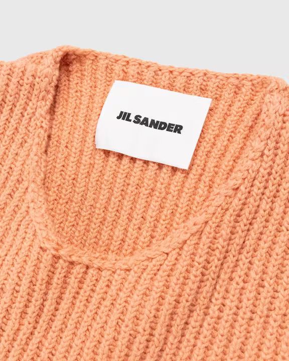 Jil Sander o1y1124 Sleeveless Sweater in Light Orange Size US S / EU 44-46 / 1 - 6 Thumbnail