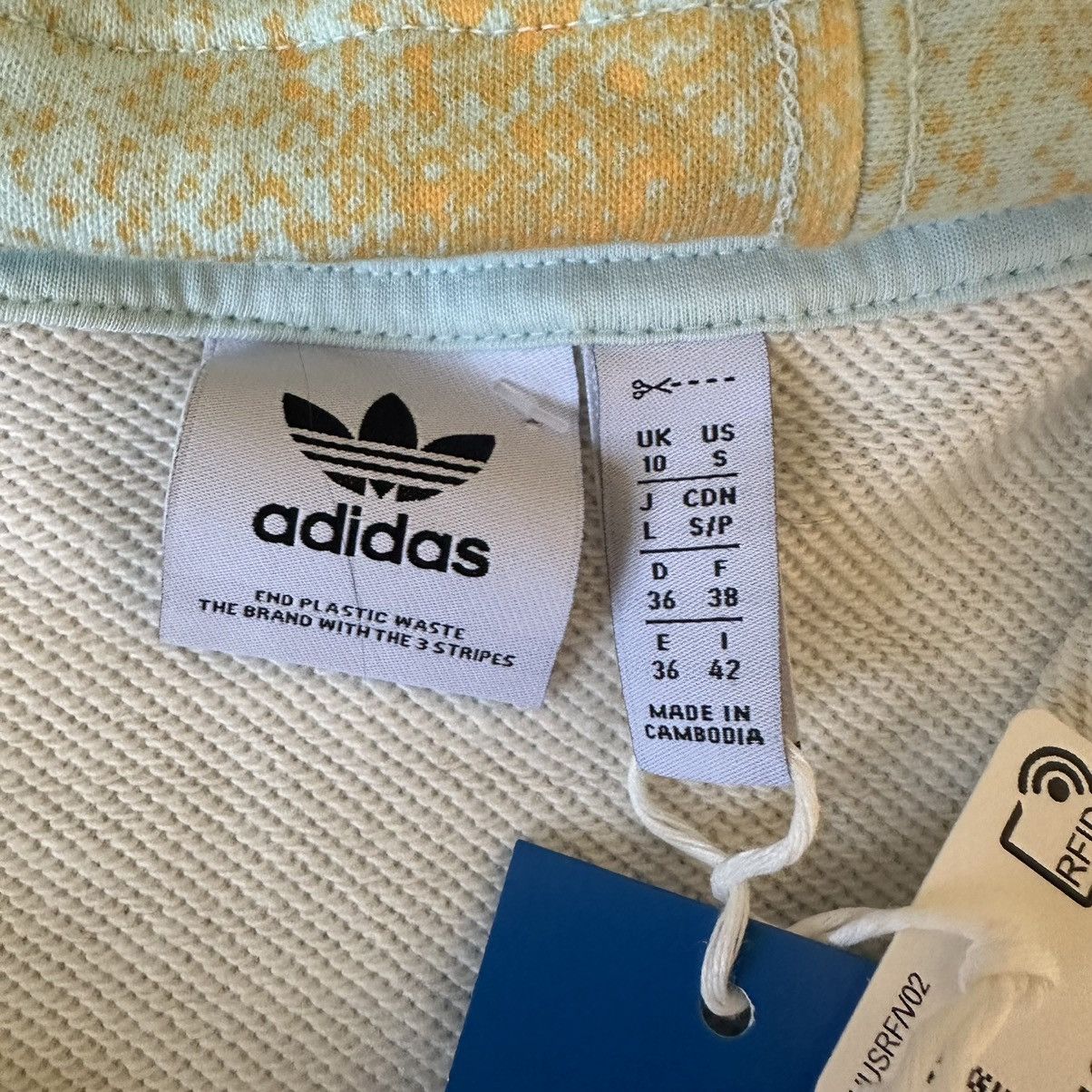 Adidas Adidas All Oversize Printed Full Zip Hoodie Size S / US 4 / IT 40 - 7 Thumbnail