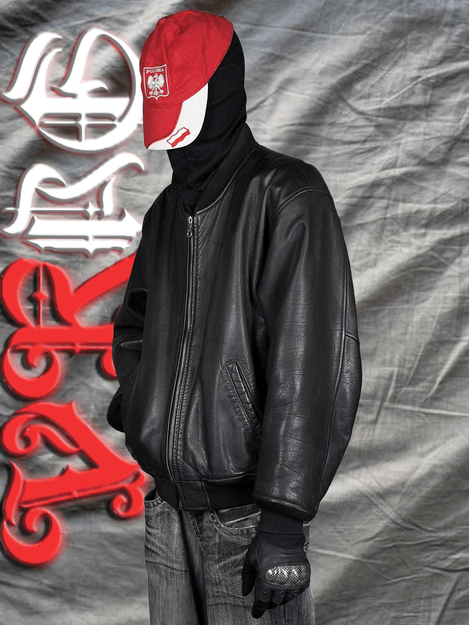 Leather Leather bomber jacket with RIRI zipper and perfect boxy cut Size US L / EU 52-54 / 3 - 1 Thumbnail