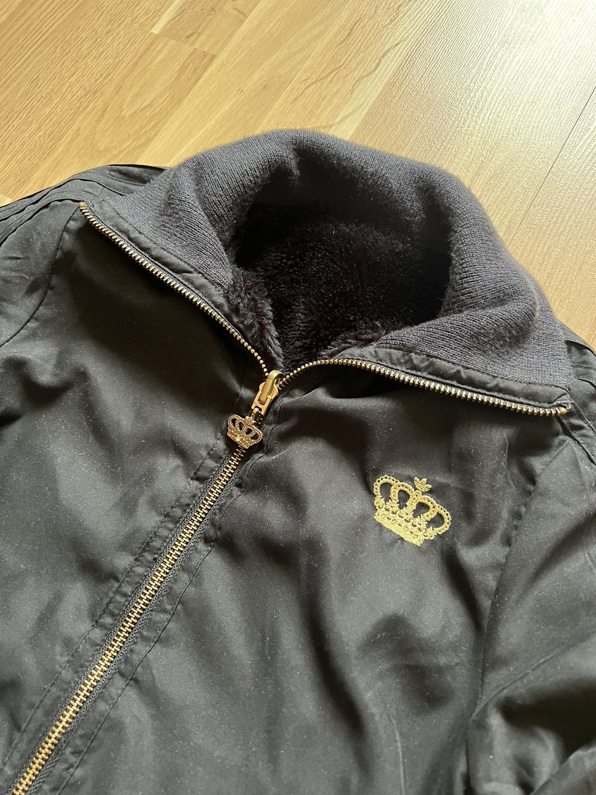 Adidas × Vintage Adidas respect for me bomber jacket avant garde y2k style Size M / US 6-8 / IT 42-44 - 8 Thumbnail