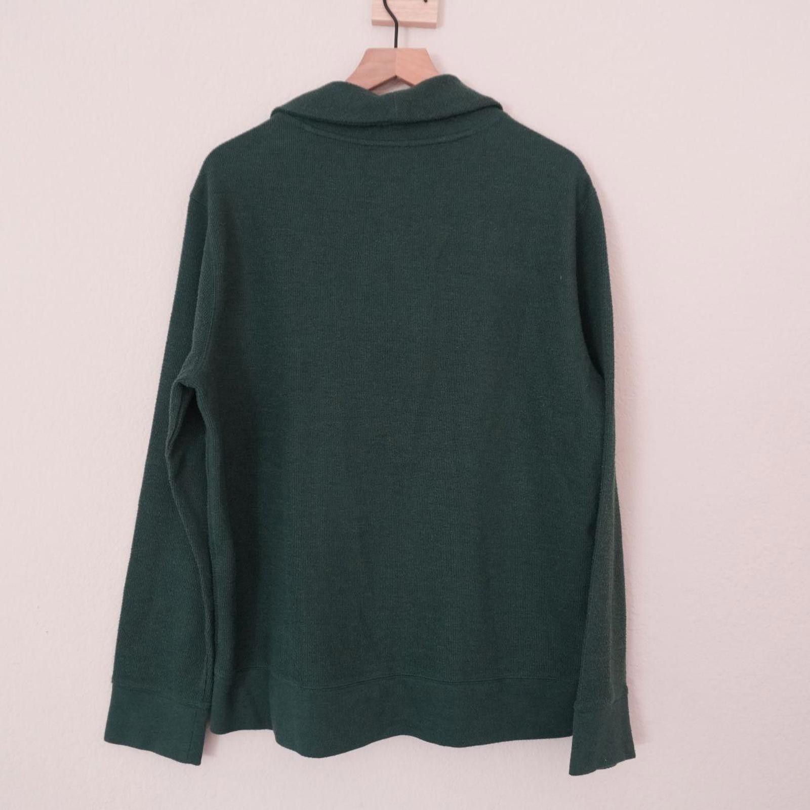 Banana Republic Banana Republic Sweater Men's L Dark Green Shawl Collar Size US L / EU 52-54 / 3 - 5 Thumbnail