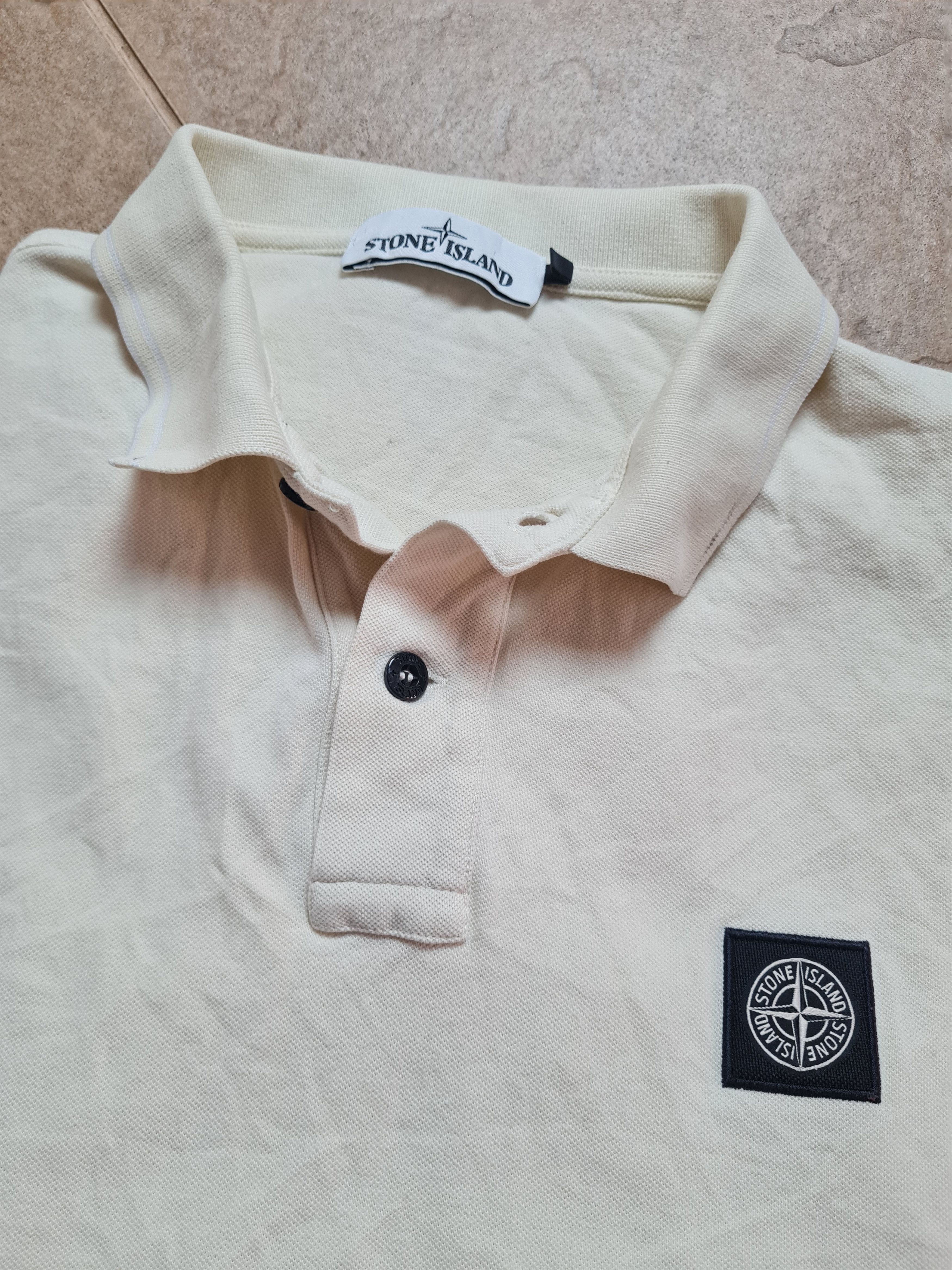 Stone Island Vintage tshirts Stone Island Logo Polo Shirt Size xl yellow Size US XL / EU 56 / 4 - 3 Thumbnail