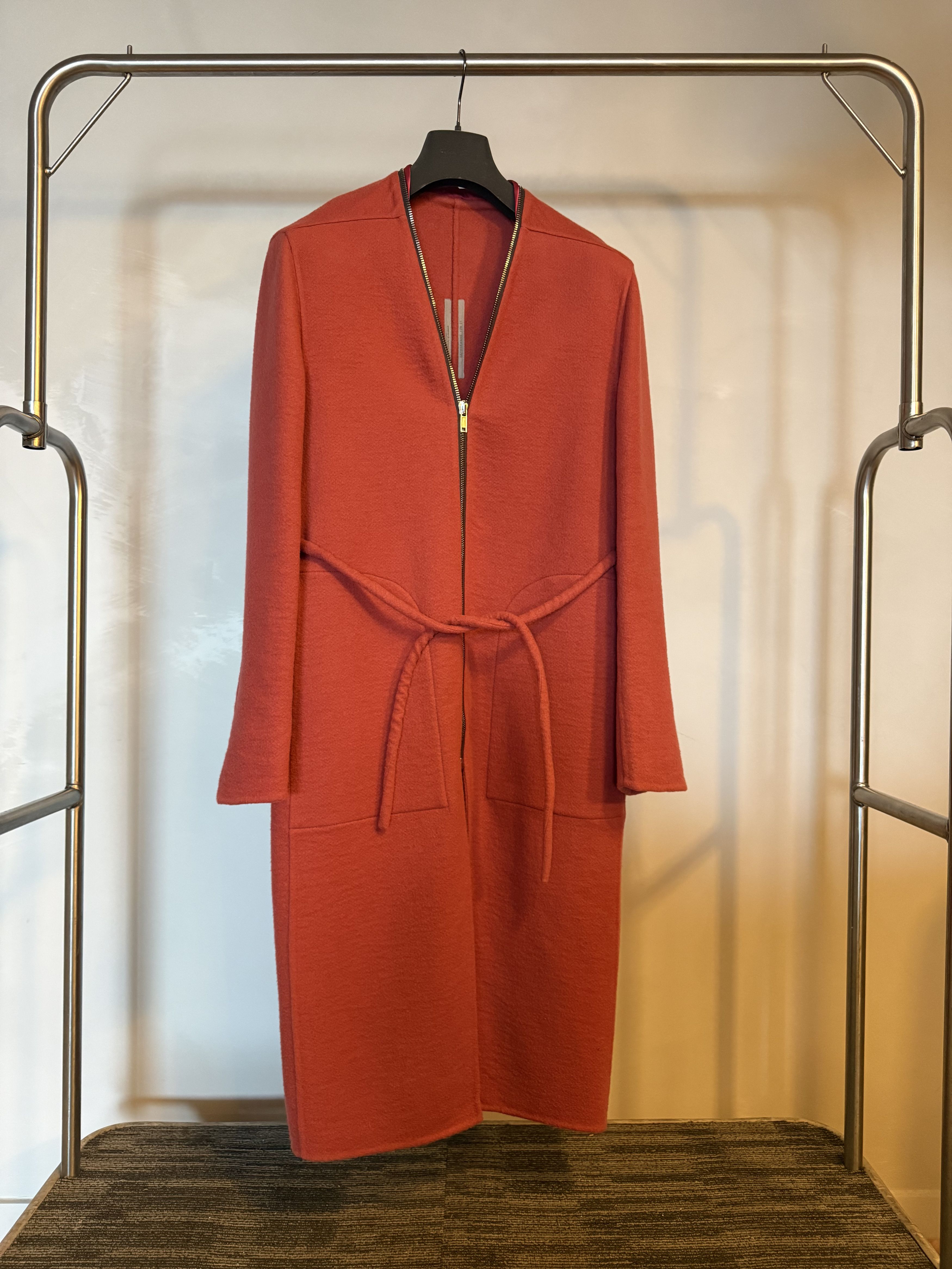 Rick Owens Rick Owens Klaus Coat, Rare Red Sample Size US M / EU 48-50 / 2 - 1 Thumbnail