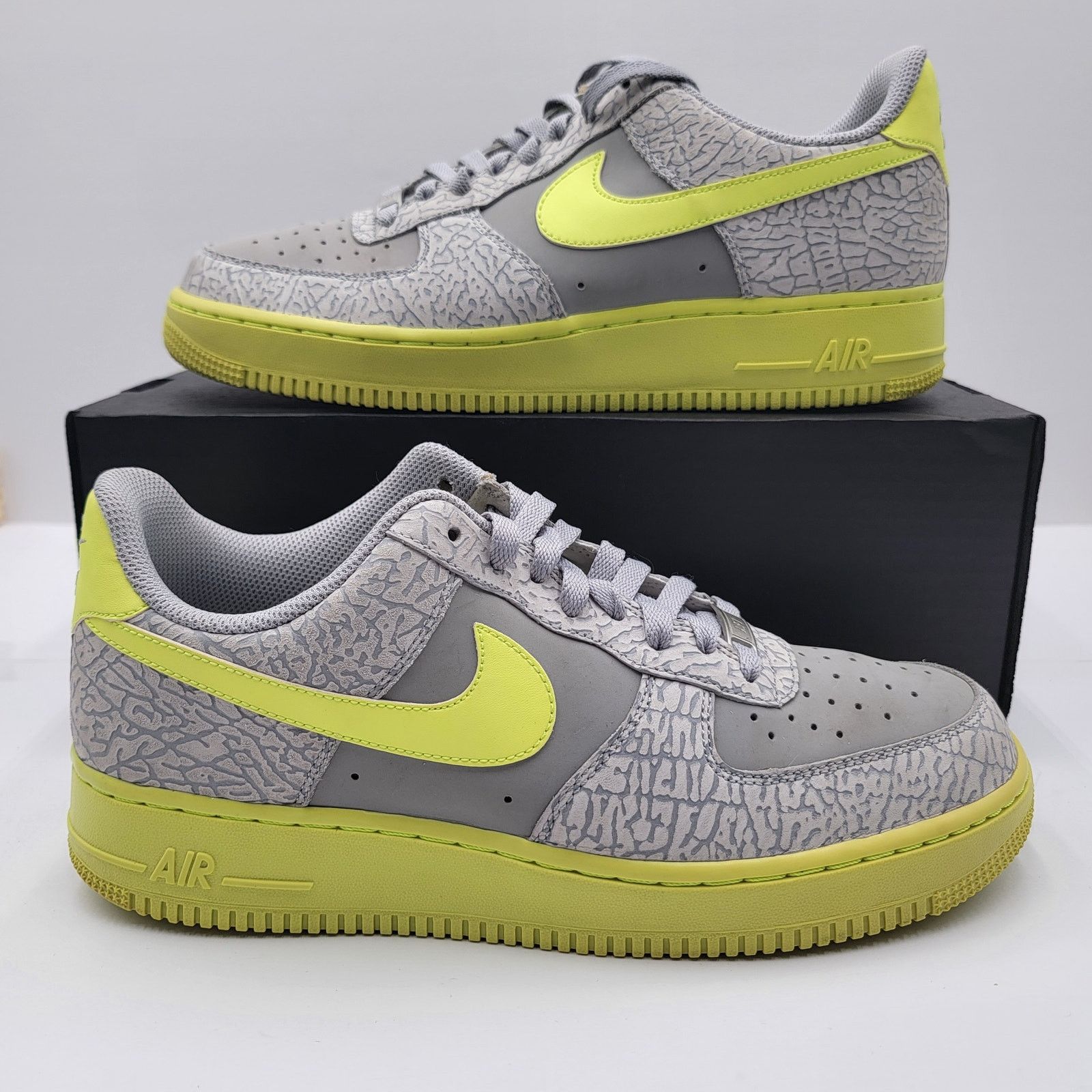Nike Nike Air Force 1 Low 'Elephant Volt' Mens Sz 9.5 488298 041 Size US 9.5 / EU 42-43 - 1 Thumbnail