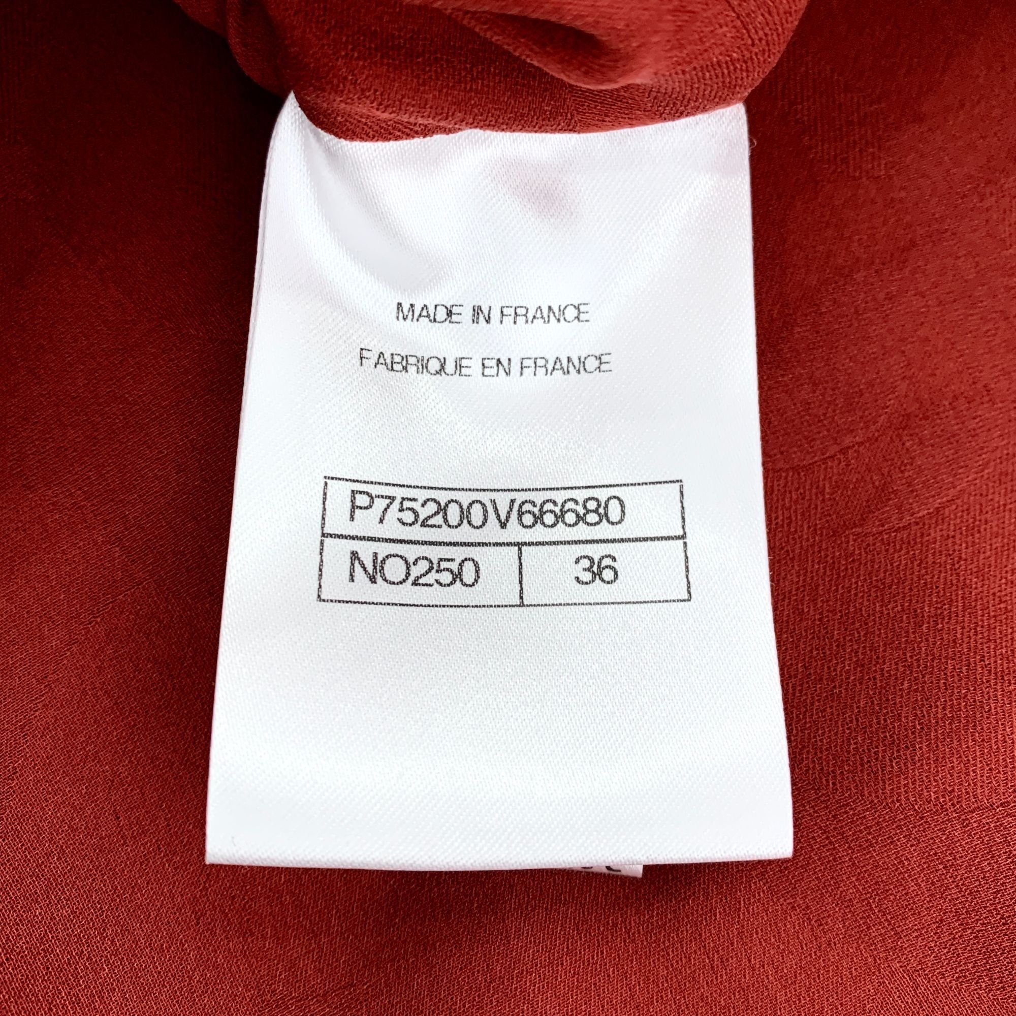 Chanel Chanel Red Sequin-Embellished Collared Vest (Size XS, 23 Col Size XS / US 0-2 / IT 36-38 - 4 Thumbnail