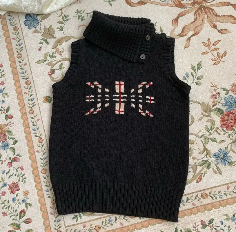 Burberry Black Cotton Women's T-Shirt Size S
