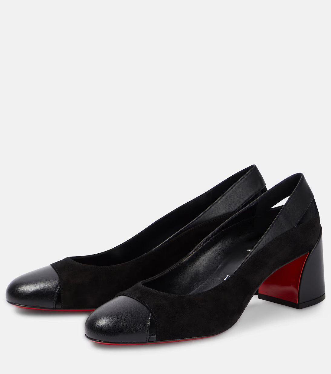 Christian Louboutin o1s1wg110125 Miss Duvette Leather Pumps in Black Size US 9 / IT 39 - 1 Thumbnail