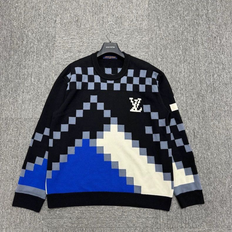 Louis Vuitton Louis Vuitton Colorful Knit Sweater Size US XXL / EU 58 / 5 - 1 Thumbnail