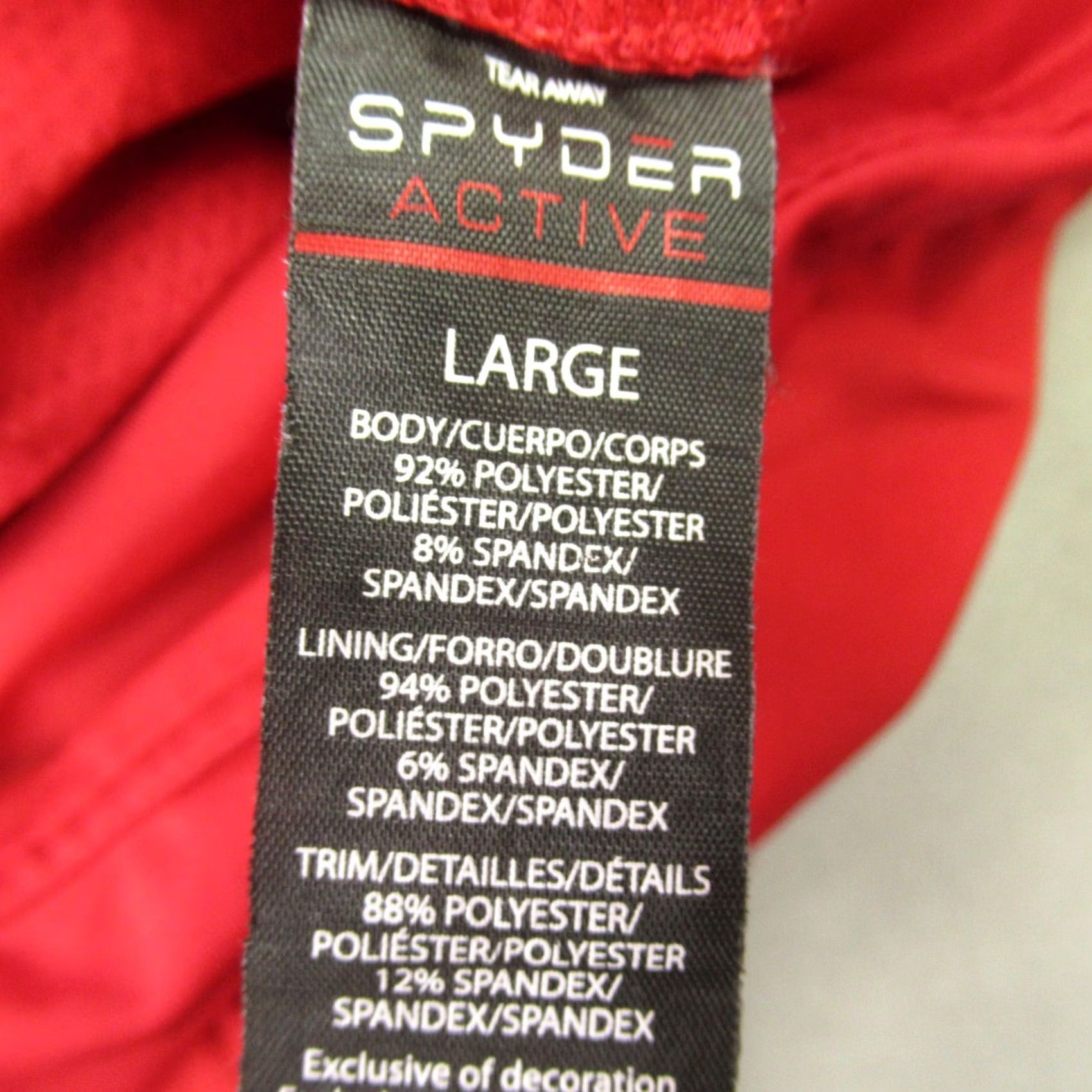 Spyder Spyder Shorts Womens Large Lightweight Activewear Casual Red Size 29" - 4 Thumbnail