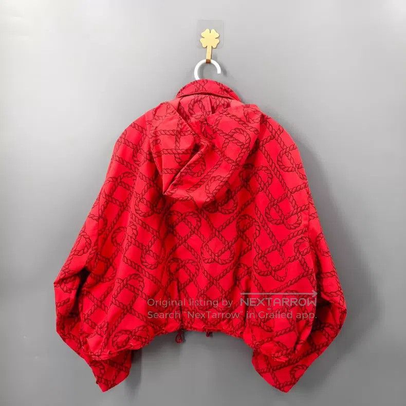 Hermes Hermes Red Rope Knot Waterproof Jacket Size XXS / US 00 / IT 34 - 2 Thumbnail