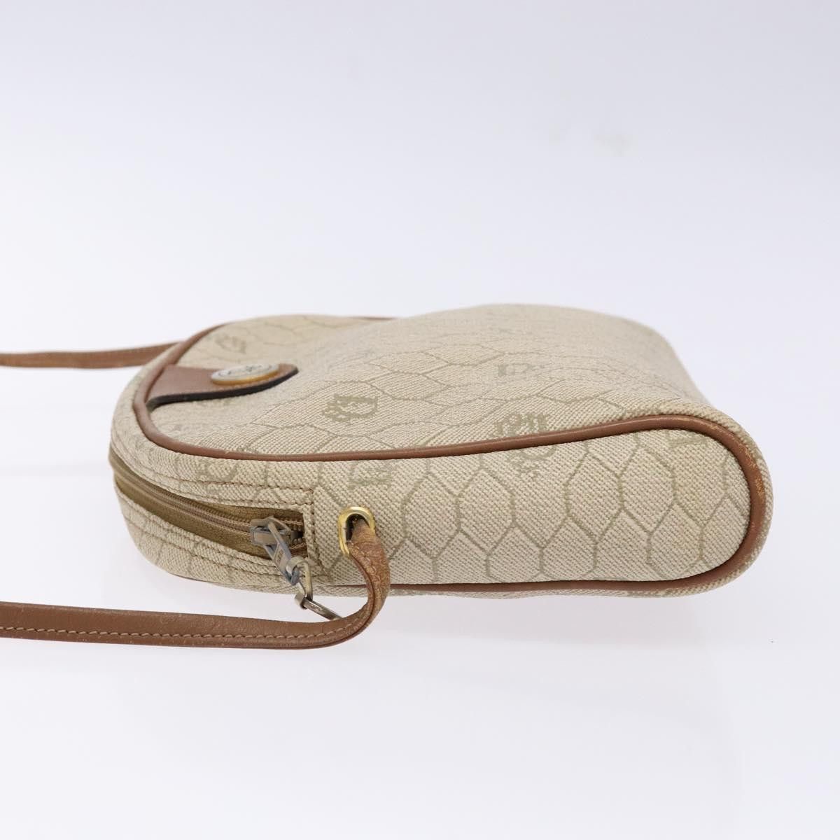 Dior DIOR Honeycomb Canvas Shoulder Bag Pvc Beige Gold Size ONE SIZE - 5 Thumbnail