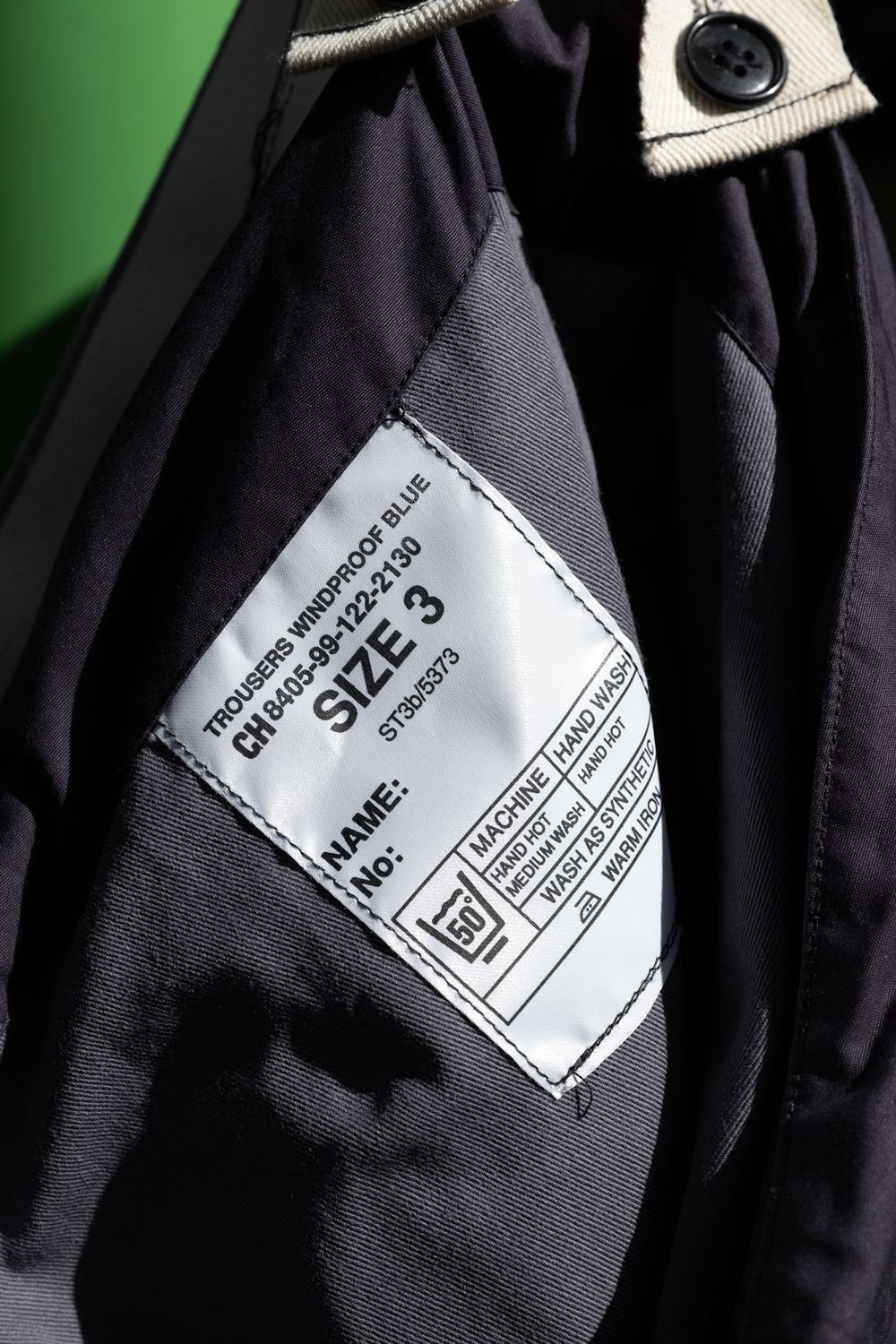 Vintage 1970s–80s British Royal Navy Ventile Windproof Trousers Size US 40 / EU 56 - 5 Thumbnail