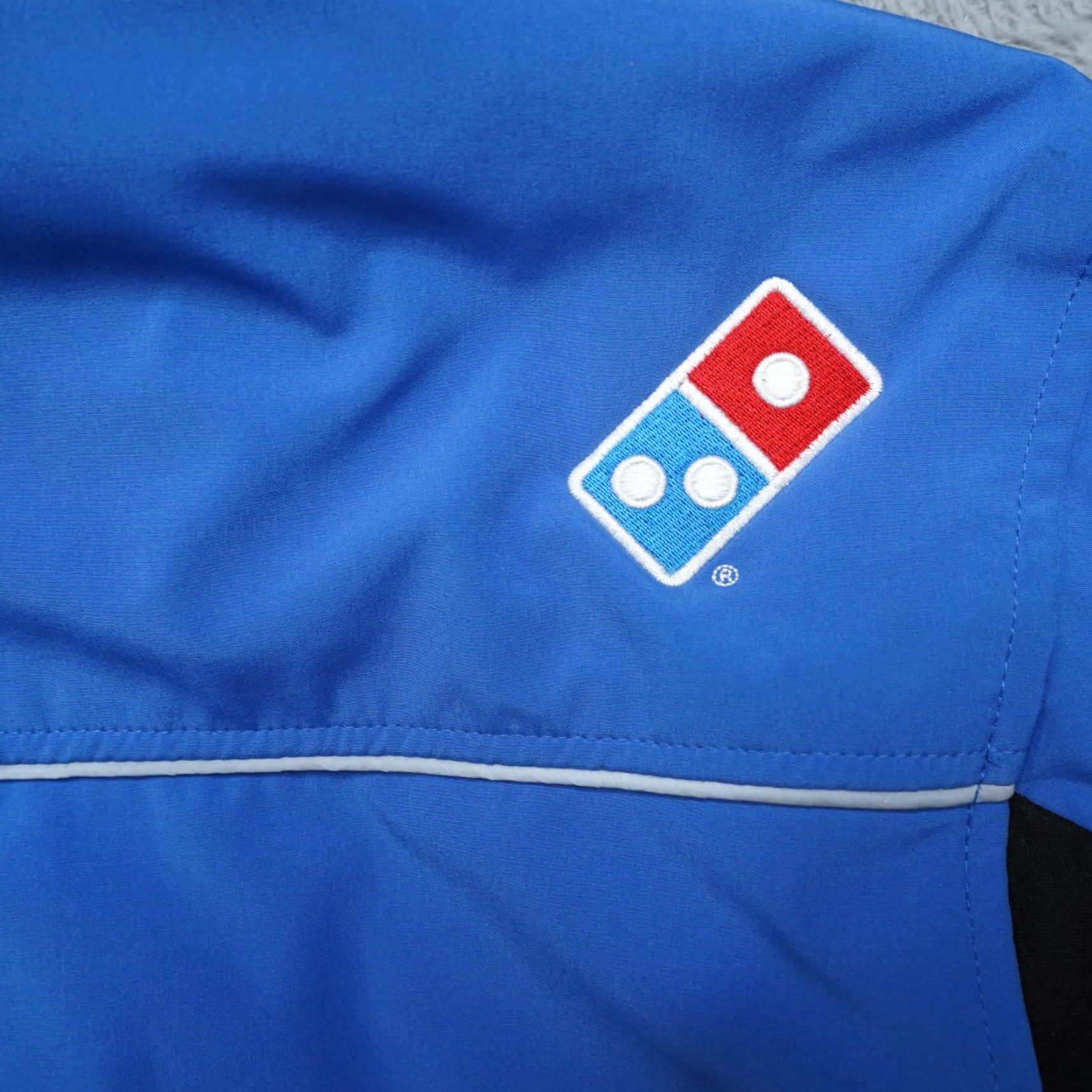 Vintage Domino Winter Jacket Mens M Blue Waterproof Full Zip Insulated Windbreaker Delivery Driver Logo Vintage: No (adjusted within rules?) Size US M / EU 48-50 / 2 - 3 Thumbnail