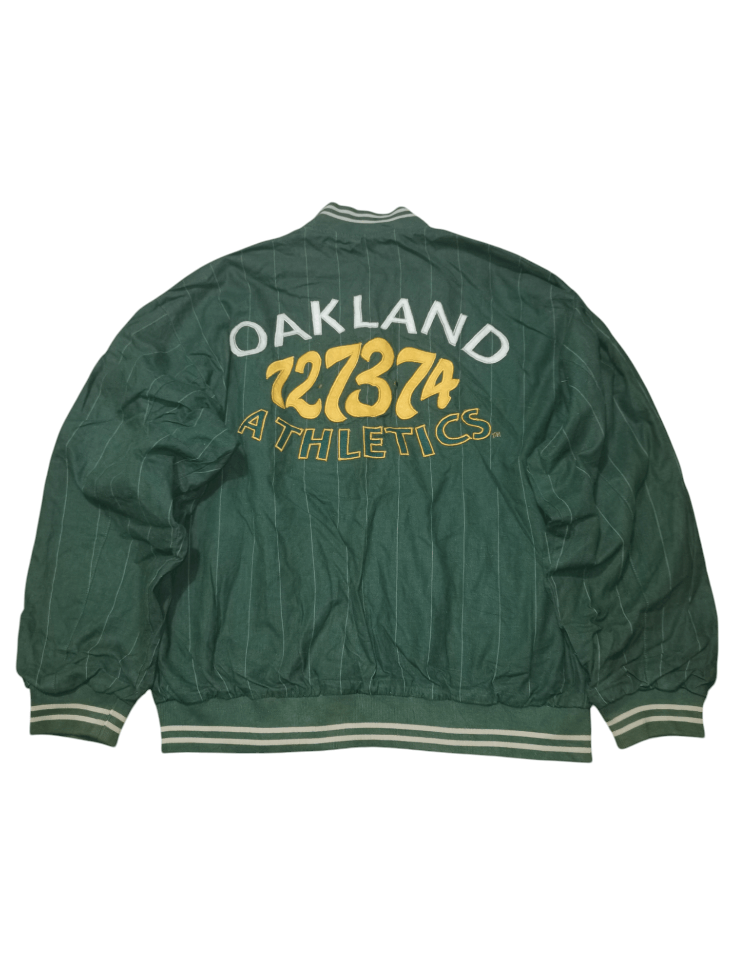 Vintage Oakland athletics world series reversible jacket vintage Size US XL / EU 56 / 4 - 2 Thumbnail