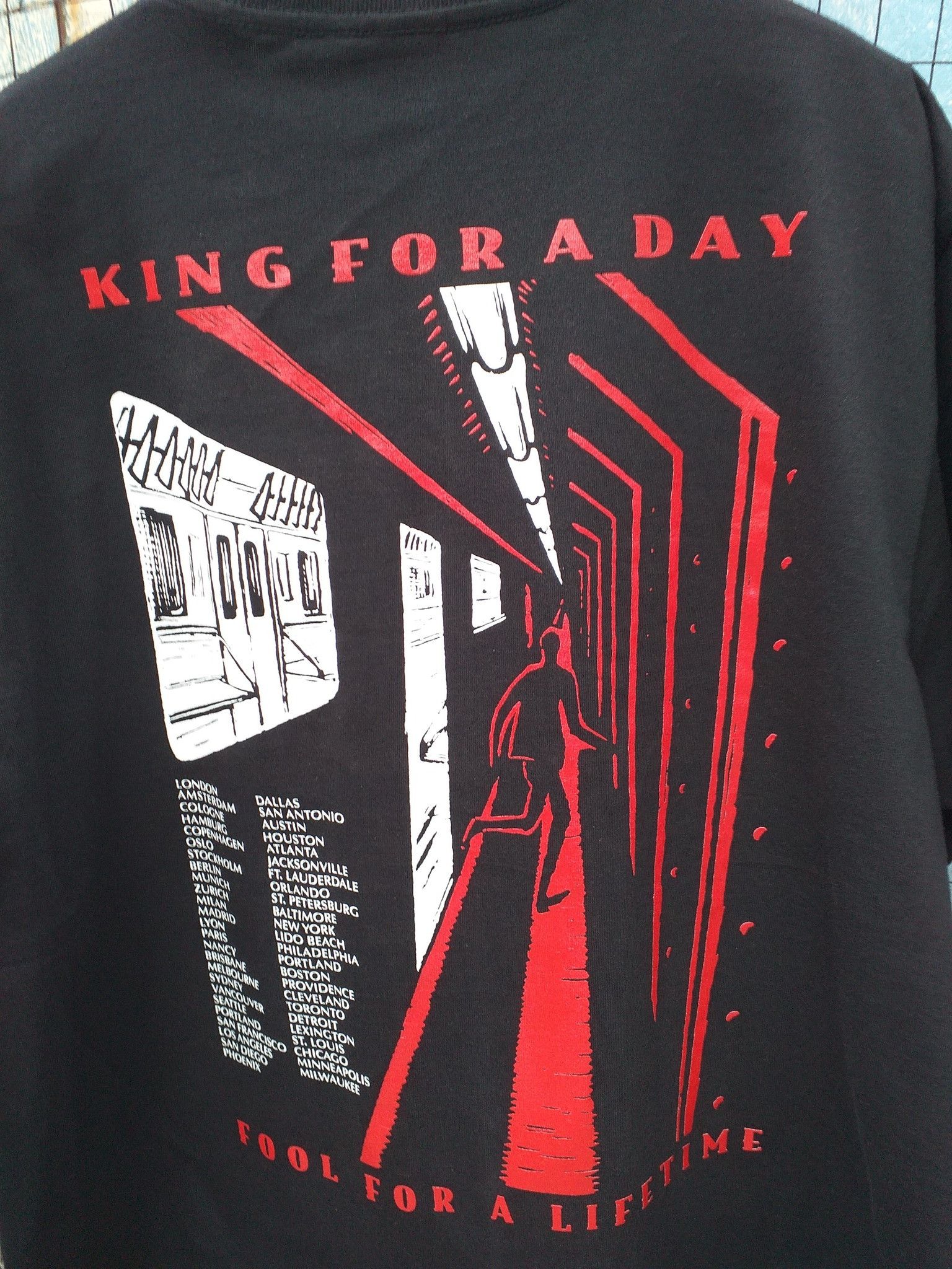 Band Tees Faith No More King For A Day Tour T shirt Size US L / EU 52-54 / 3 - 4 Thumbnail
