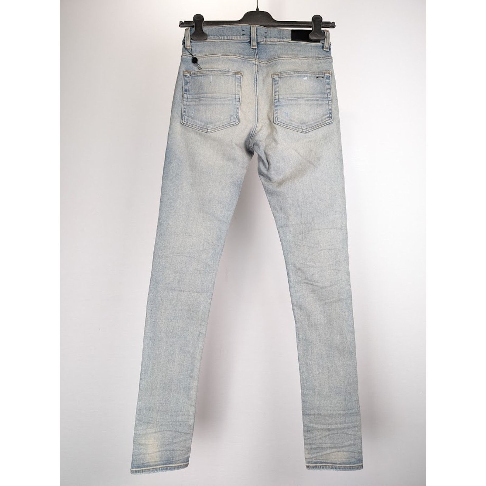 Amiri o1rshd1 MX1 Suede Jeans in Antique Indigo Size US 31 - 11 Thumbnail