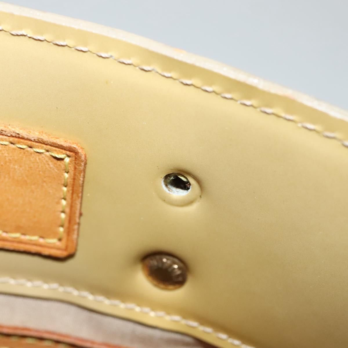 Louis Vuitton LOUIS VUITTON Monogram Vernis Reade PM Hand Bag Beige M91334 Size ONE SIZE - 10 Thumbnail