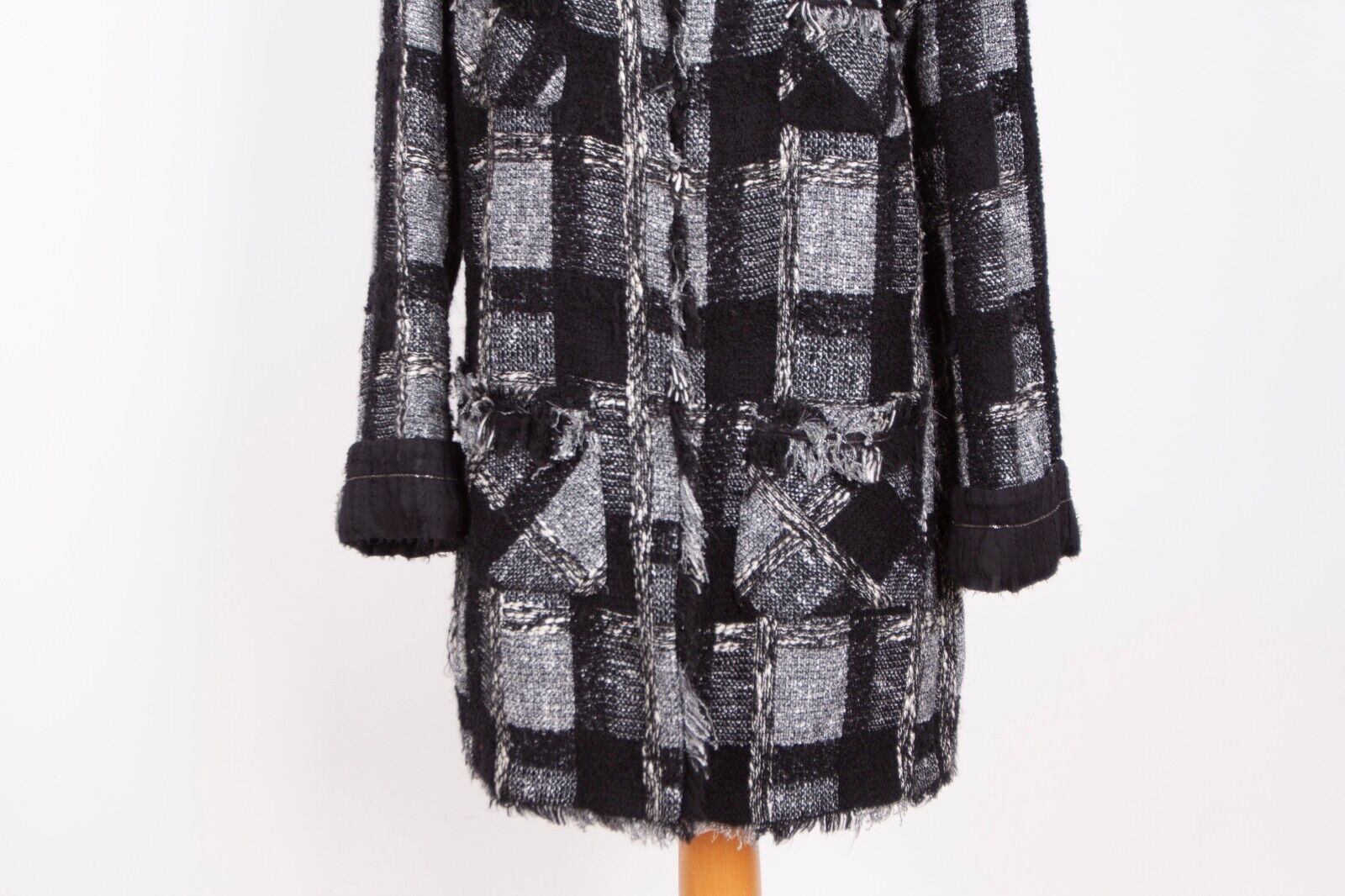 Versace × Versace Jeans Couture Versace Jeans Couture Women's Tweed Wool Cardigan Jacket Size M / US 6-8 / IT 42-44 - 5 Thumbnail