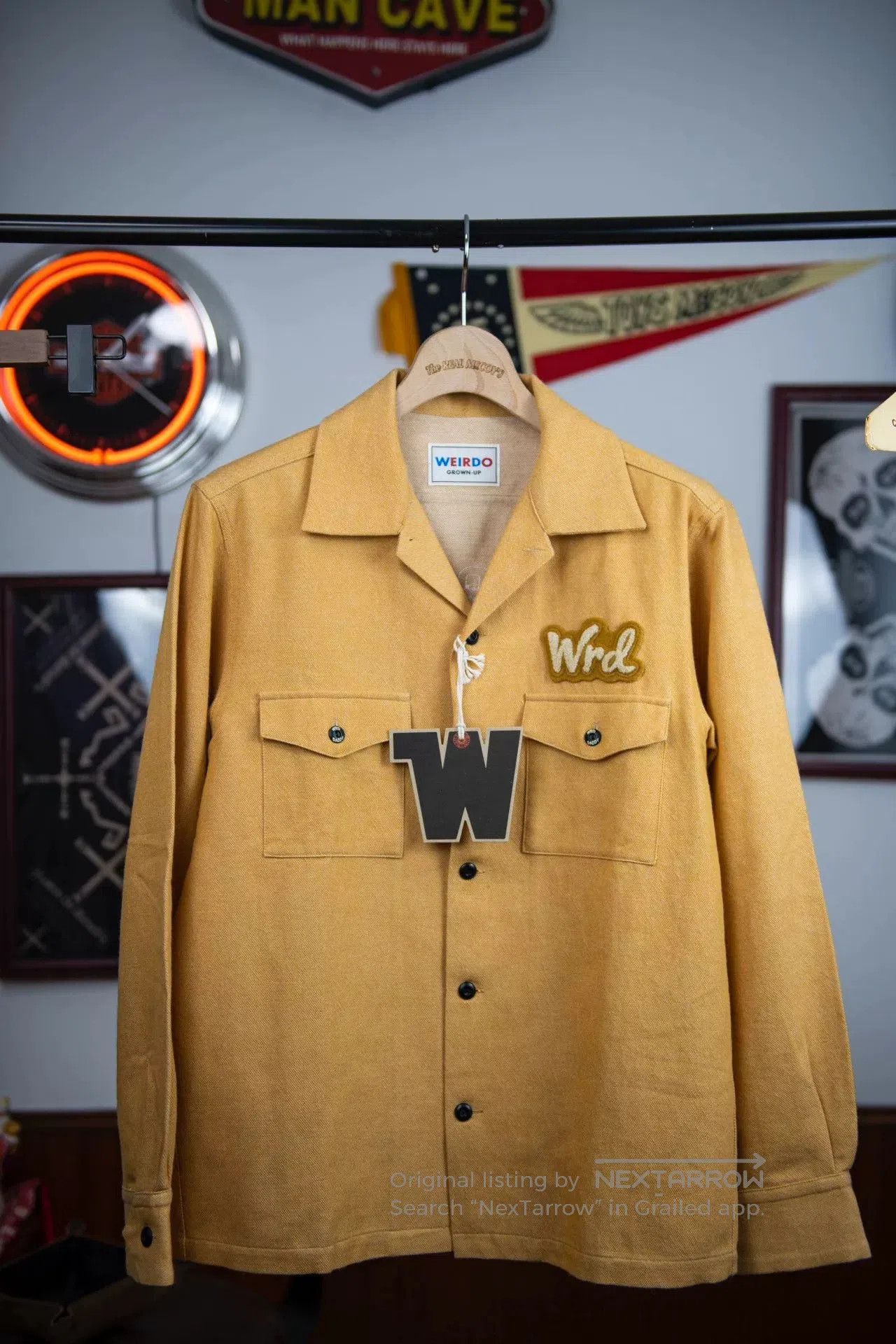 Other Weirdo Cuban Collar Police Patch Shirt. Size S / US 4 / IT 40 - 3 Thumbnail
