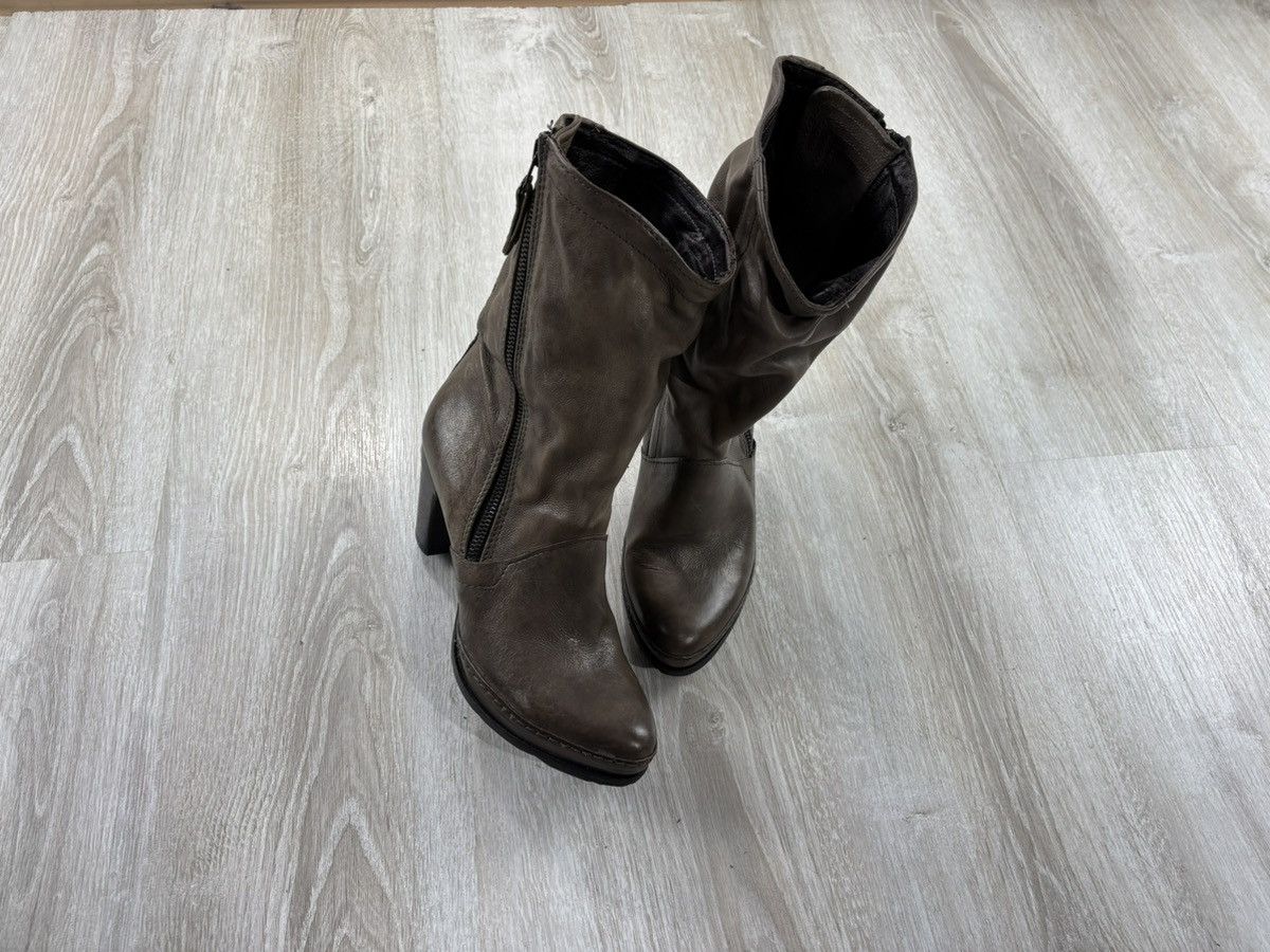 A.S.98 × Designer Womens leather boots AirStep Size 39 Color Gray/Brown Size US 9 / IT 39 - 1 Thumbnail