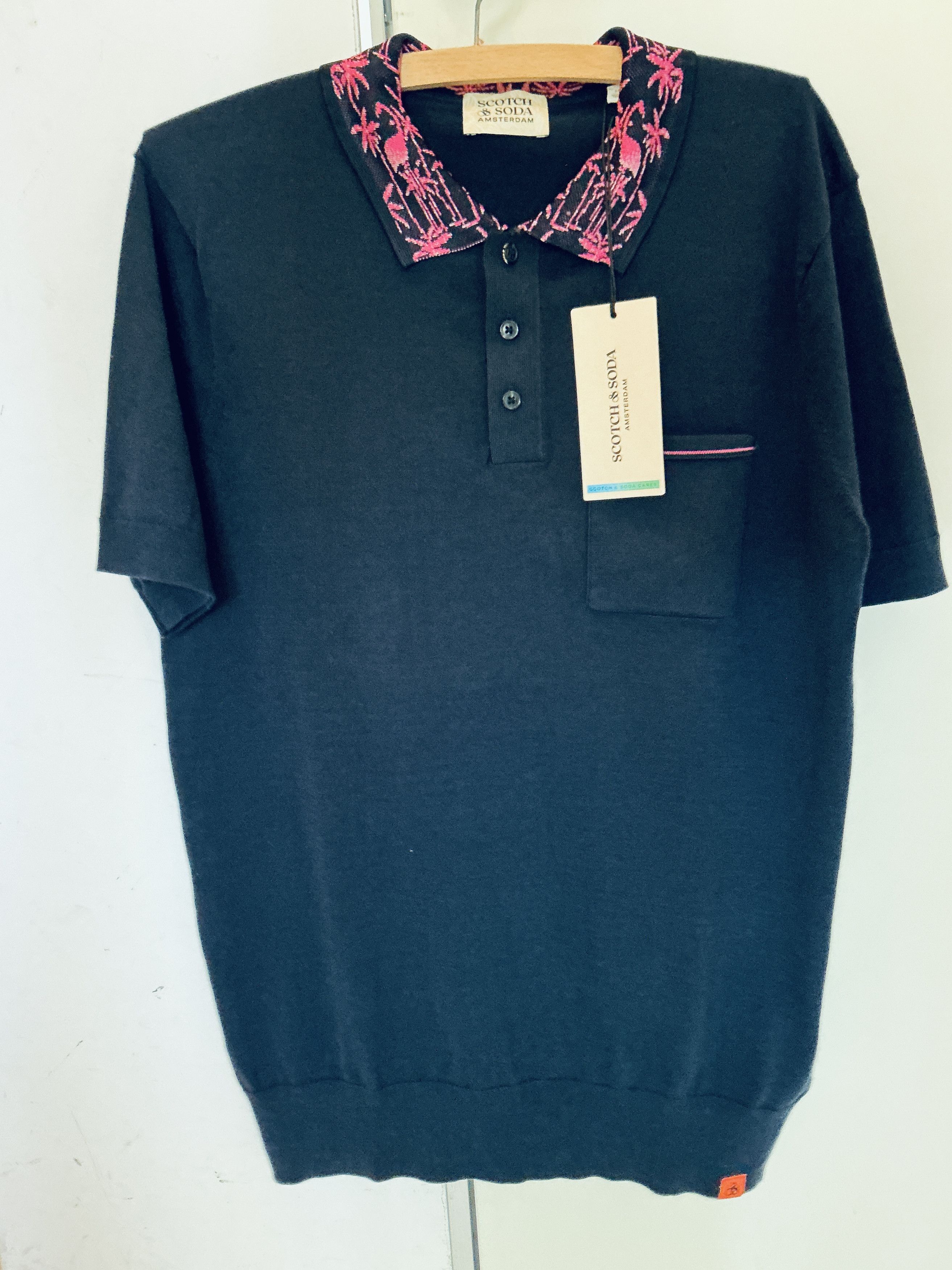Scotch & Soda Scotch & Soda Embroidered Collar Polo — NWT — Size M Size US M / EU 48-50 / 2 - 1 Thumbnail