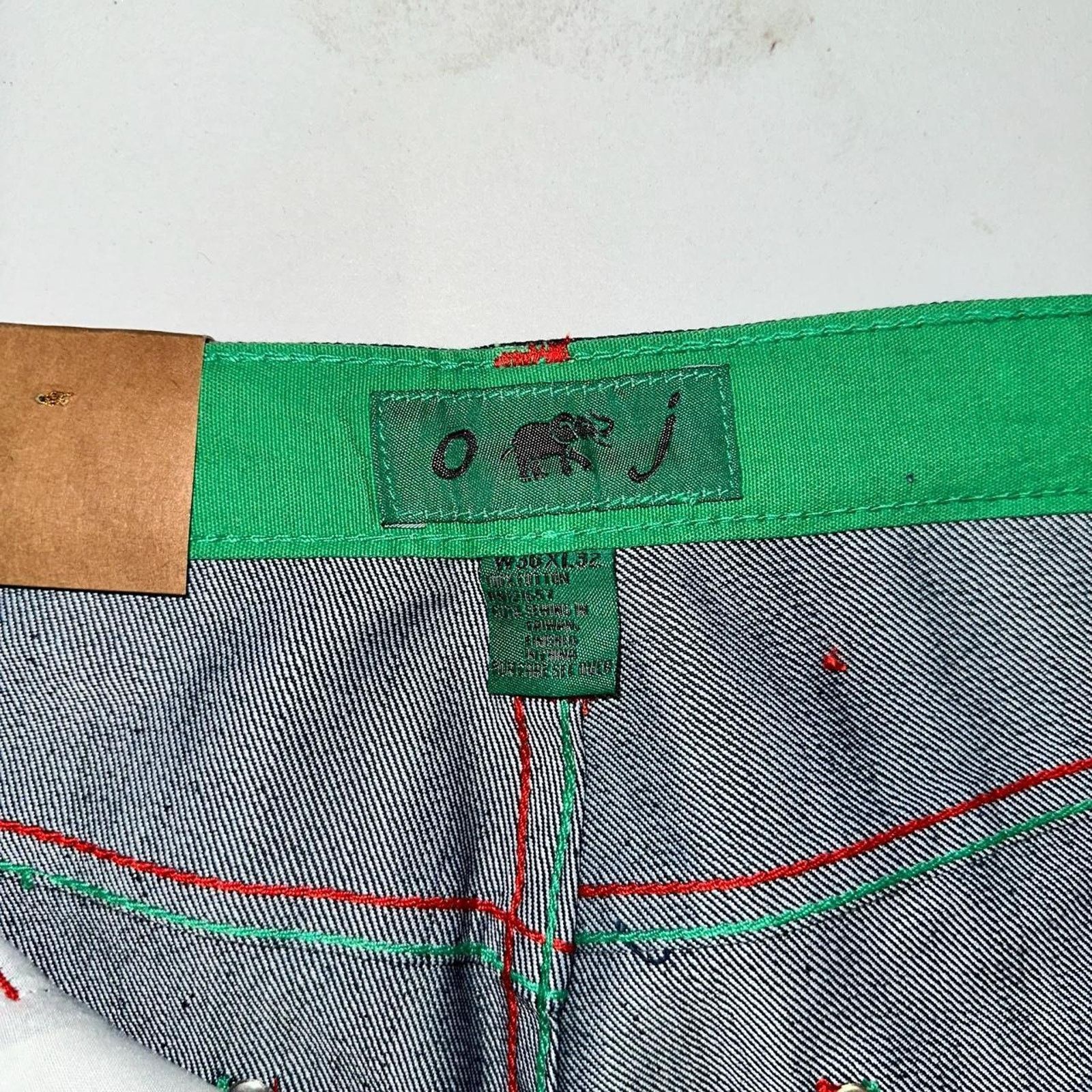 Vintage Vintage Baggy Y2k Blue Raw Denim Design Jeans Men 36x32 Size US 36 / EU 52 - 5 Thumbnail