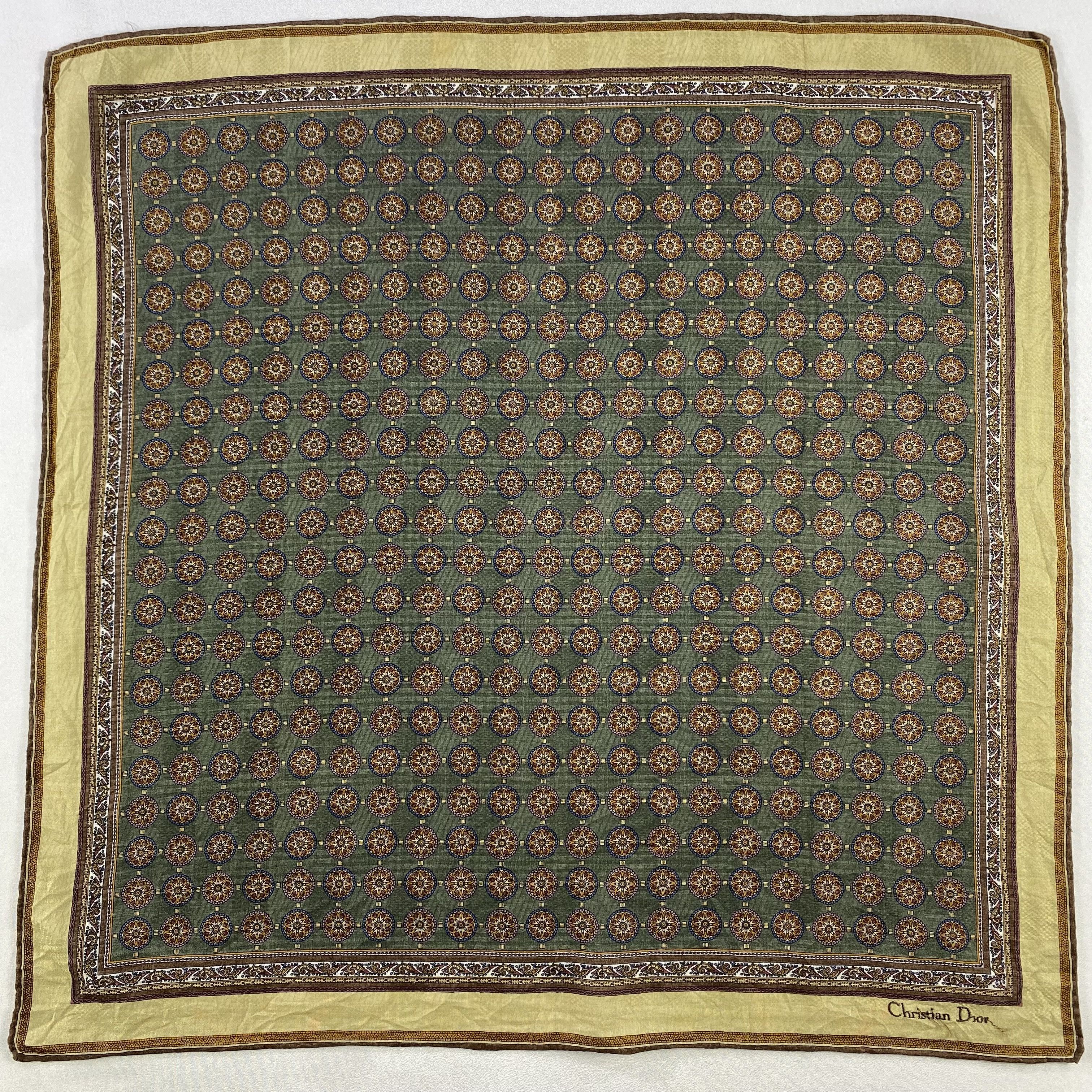 Vintage Christian Dior Monsieur Bandana/ Handkerchief / Neckerchief Size ONE SIZE - 1 Thumbnail