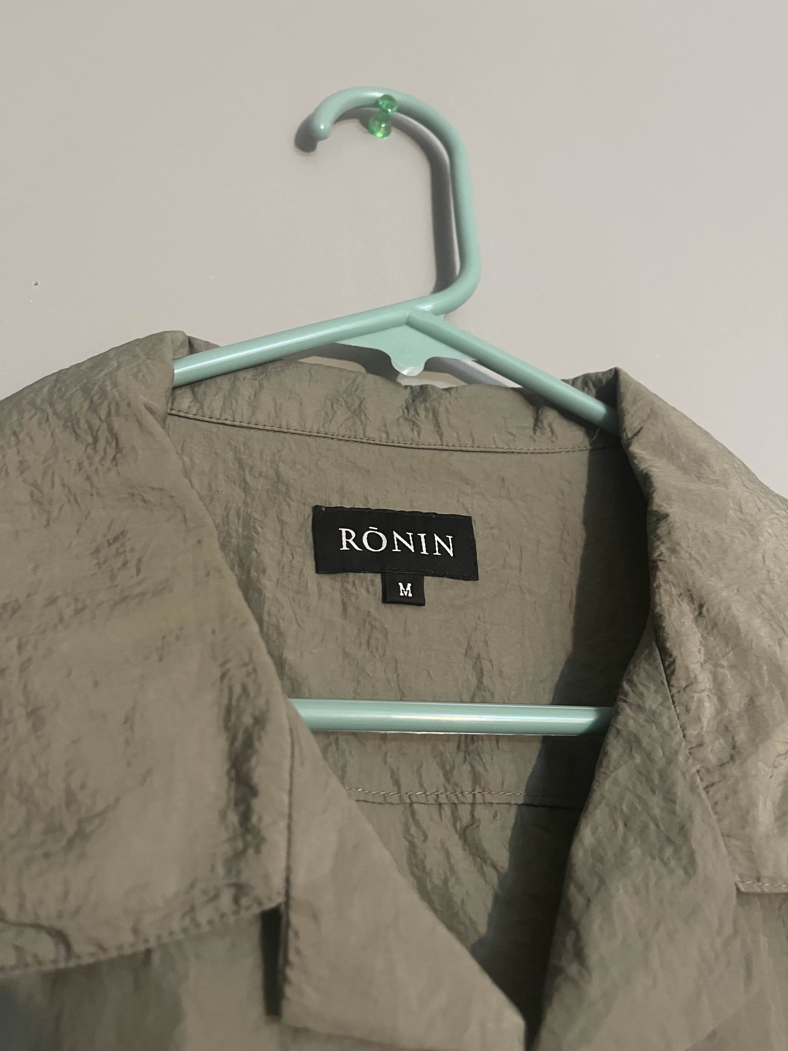 Ronin Division Ronin Division Crinkle Nylon Shirt - Olive Size US M / EU 48-50 / 2 - 3 Thumbnail