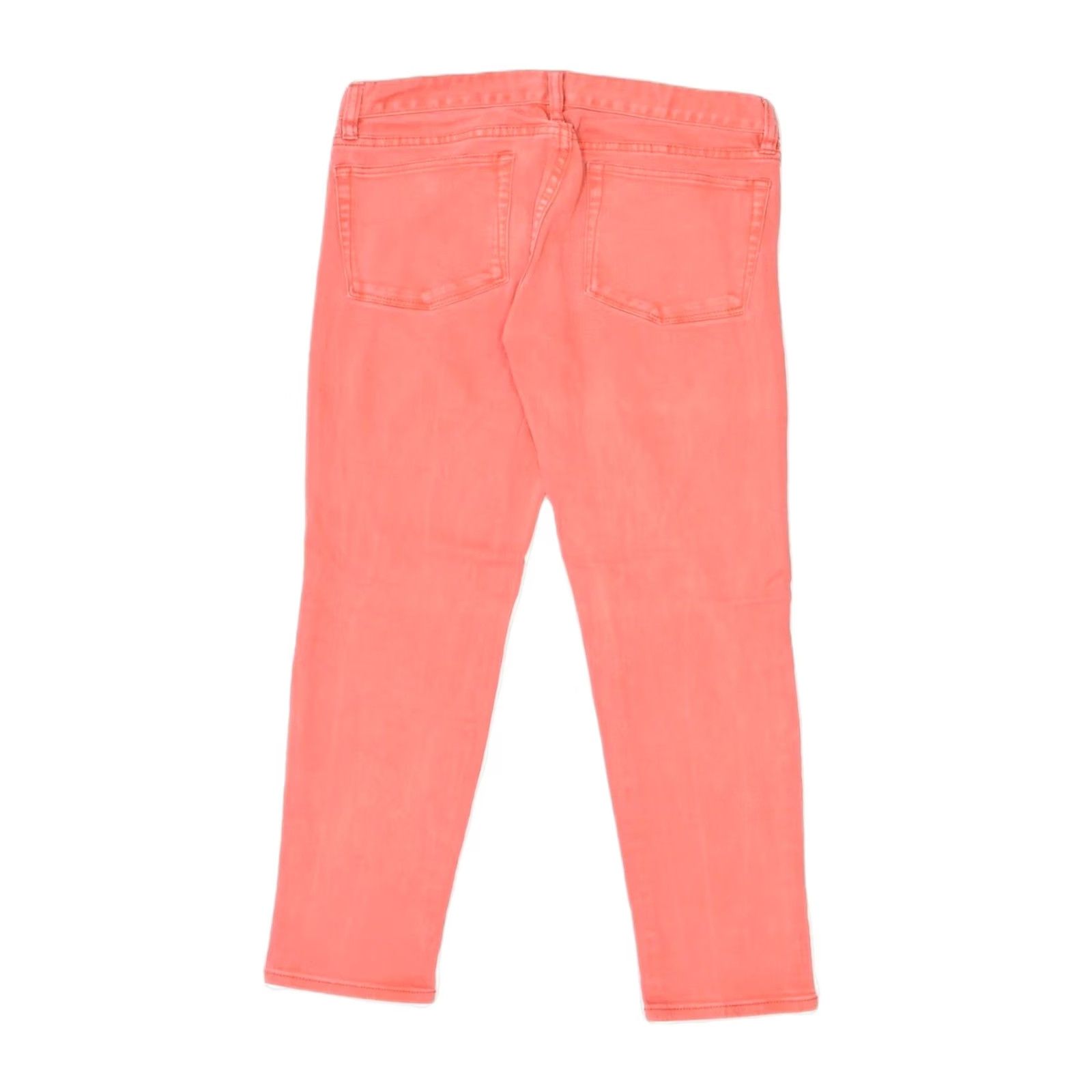 J.Crew J. CREW Womens Toothpick Skinny Jeans Red Cotton W30 L28 Size 30" / US 8 / IT 44 - 2 Thumbnail