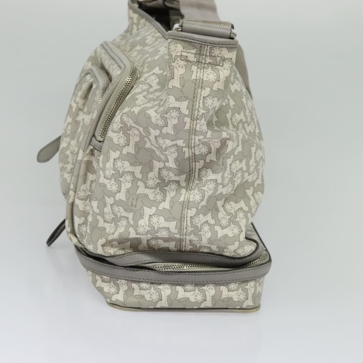 Celine CELINE Sulky Shoulder Bag Pvc Gray Silver Size ONE SIZE - 5 Thumbnail