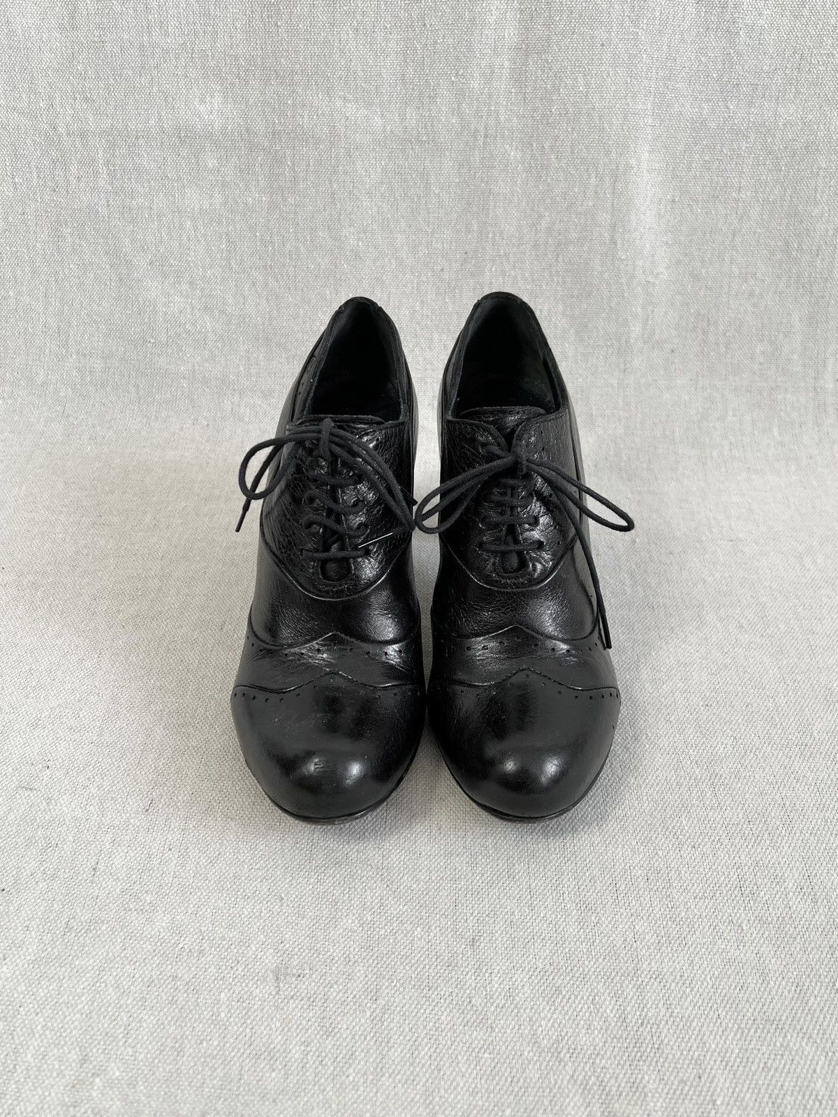 Marsell Marsell Leather Heeled Oxfords Size US 9 / IT 39 - 2 Thumbnail