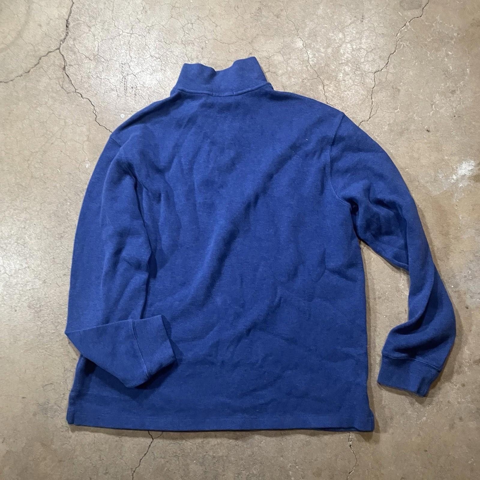 Polo Ralph Lauren Polo Ralph Lauren Sweater Mens XL Blue 1/4 Zip Pullover Size US XL / EU 56 / 4 - 6 Thumbnail