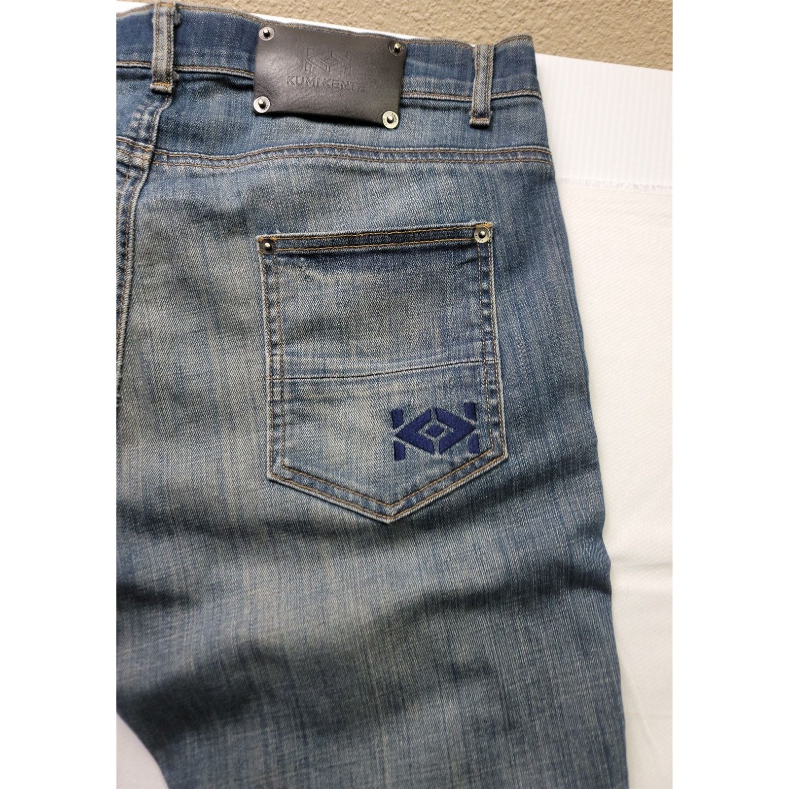 Other Kumi Kente Multicolor & Blue Distressed Jeans Size 36/34 Size US 36 / EU 52 - 10 Thumbnail