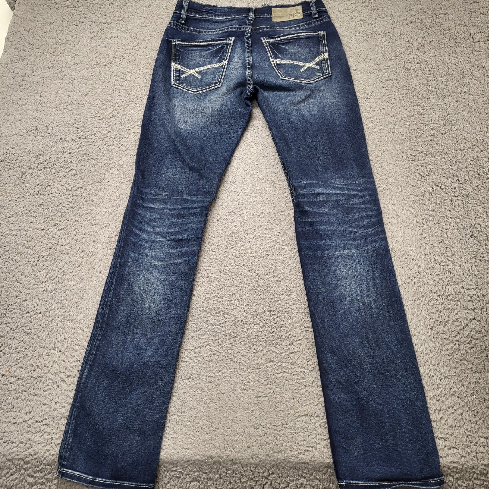 Vintage BKE Alec Straight Stretch Jean Mens Size 32x34 Light Low Rise Denim Actual 30x34 Size US 32 / EU 48 - 3 Thumbnail
