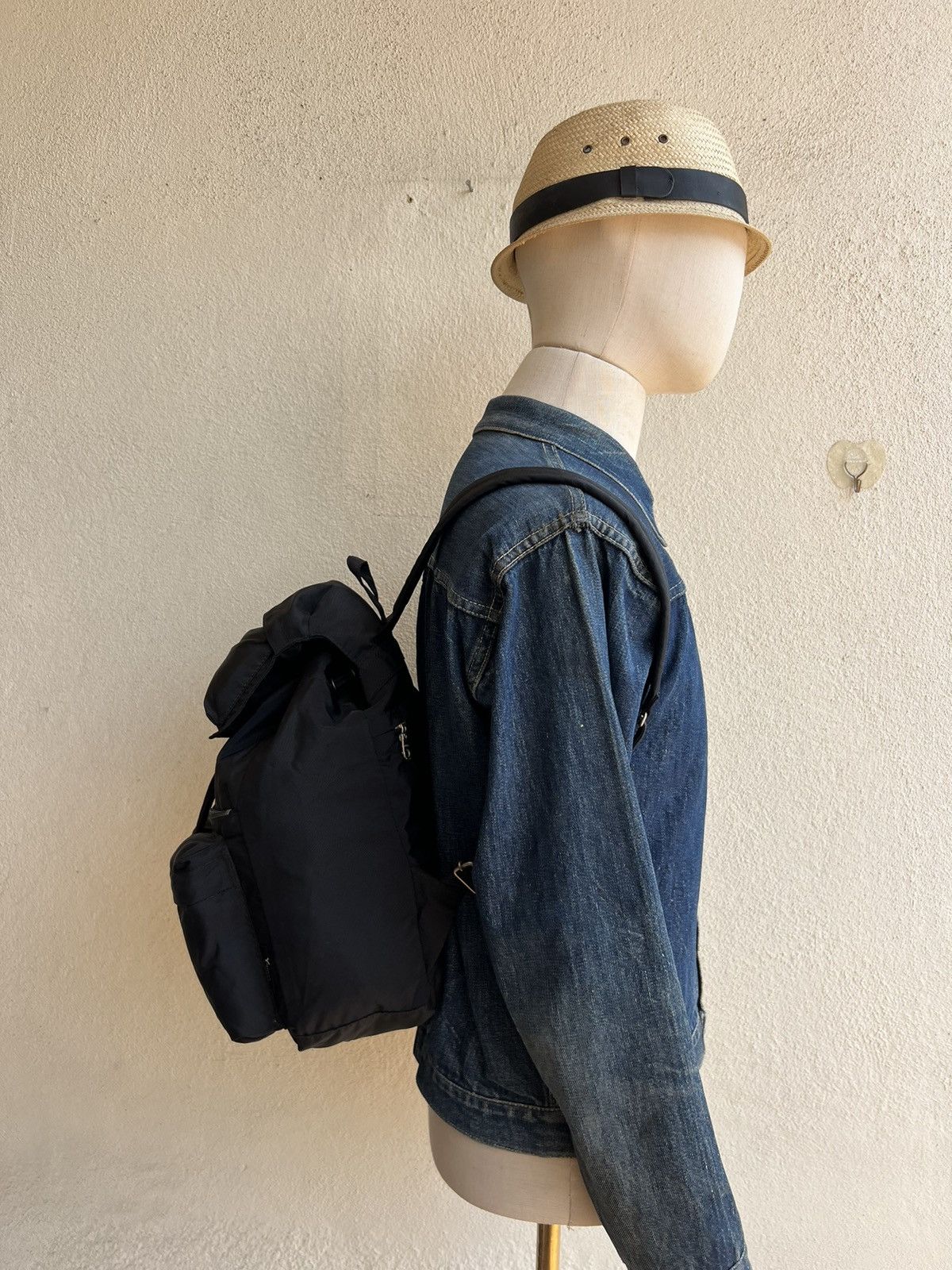 Vintage Vintage 90s Y’saccs Yohji Yamamoto Cargo Backpack Bag Size ONE SIZE - 4 Thumbnail