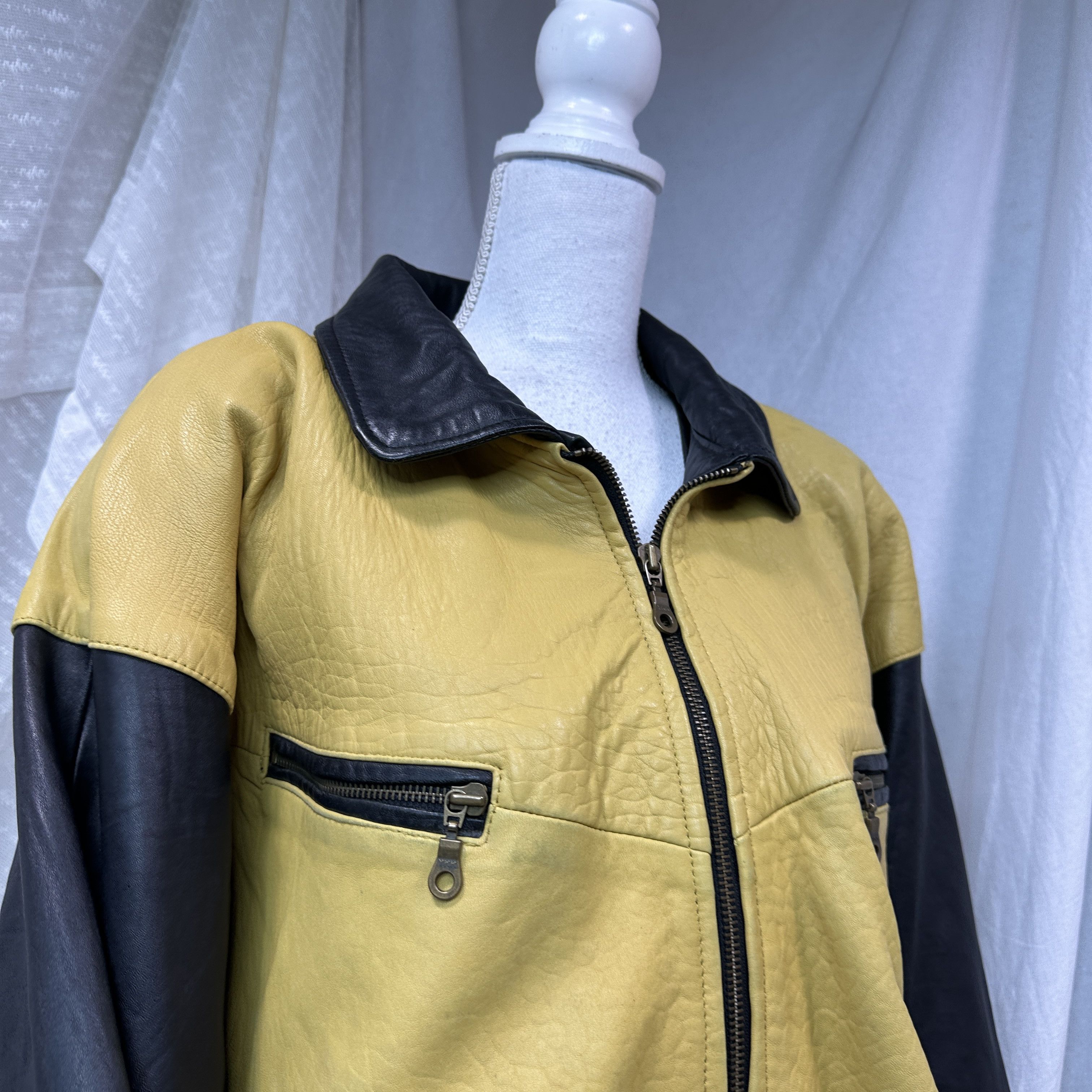 Vintage Vintage Leather Old School Moto Biker Jacket 80s Size US XL / EU 56 / 4 - 7 Thumbnail
