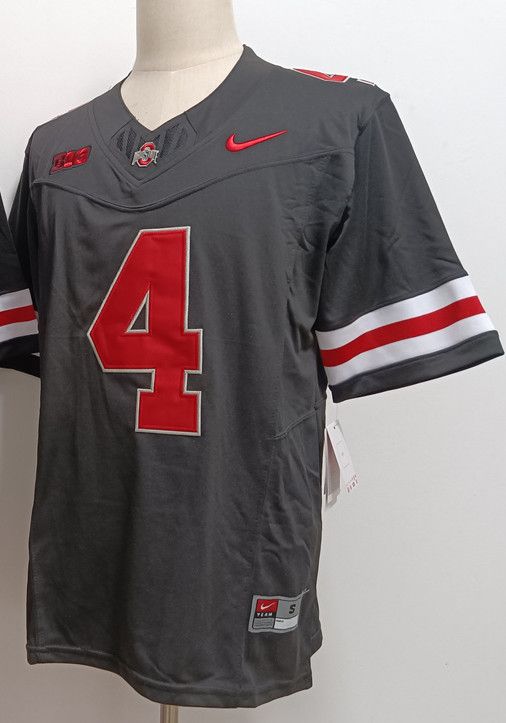 Other Men's Ohio State Buckeyes #4 Jeremiah Smith Black Jersey Size US S / EU 44-46 / 1 - 3 Thumbnail
