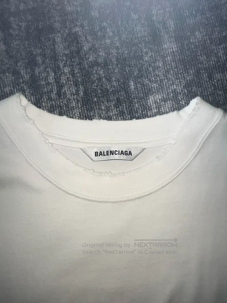 Balenciaga Balenciaga Letter Print Short Sleeve T-Shirt Size M / US 6-8 / IT 42-44 - 4 Thumbnail