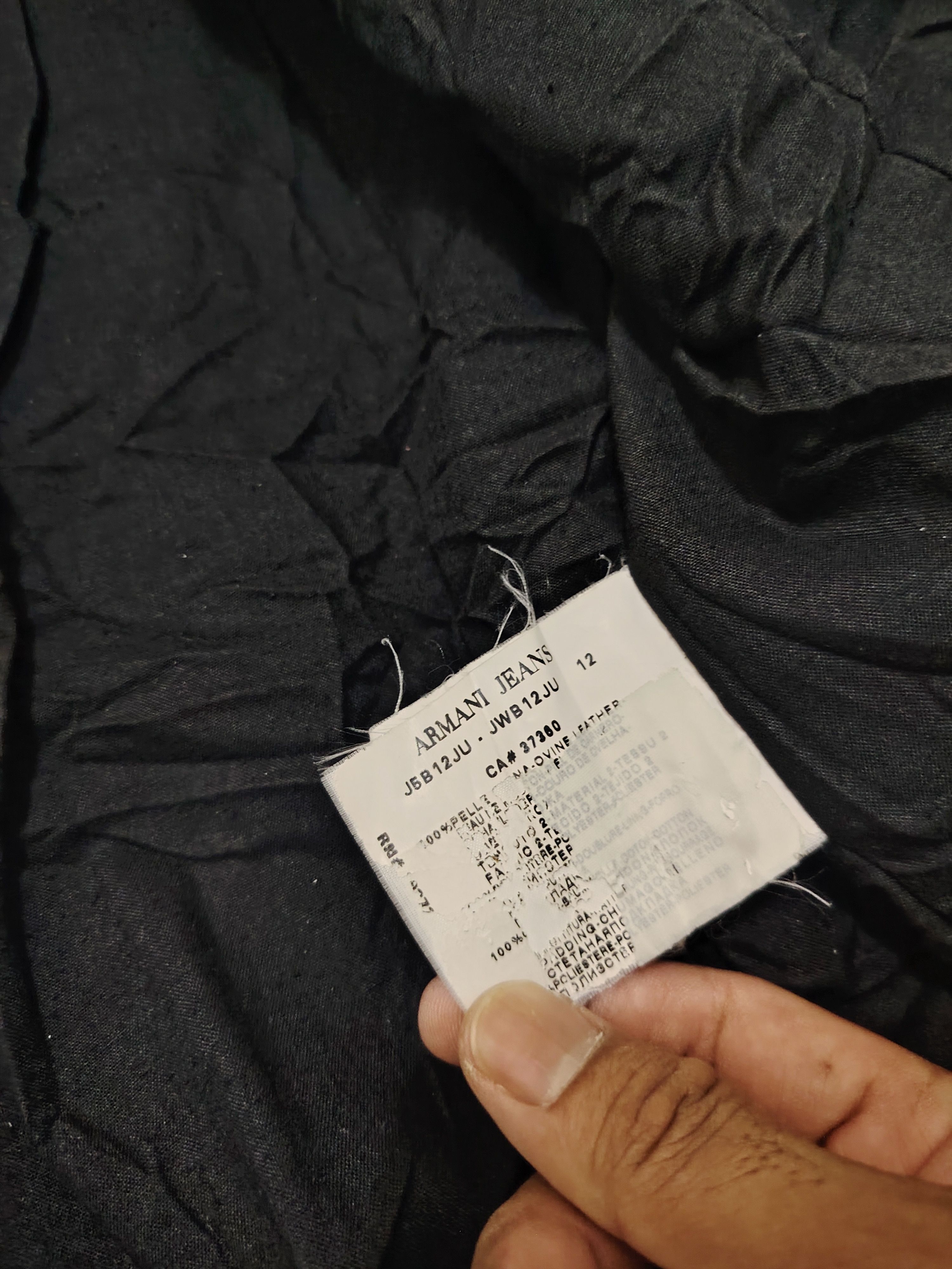 Armani Leather jacket Armani Jeans Size S / US 4 / IT 40 - 7 Thumbnail