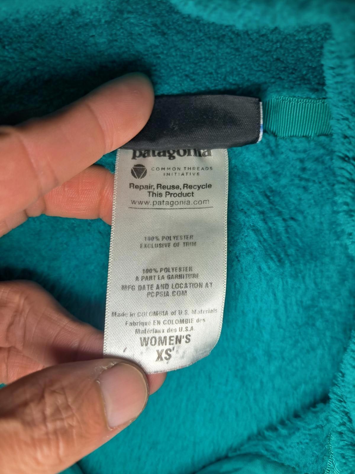Patagonia Patagonia Snap T Pullover Jacket Womens XS Green Polartec Size XS / US 0-2 / IT 36-38 - 4 Thumbnail